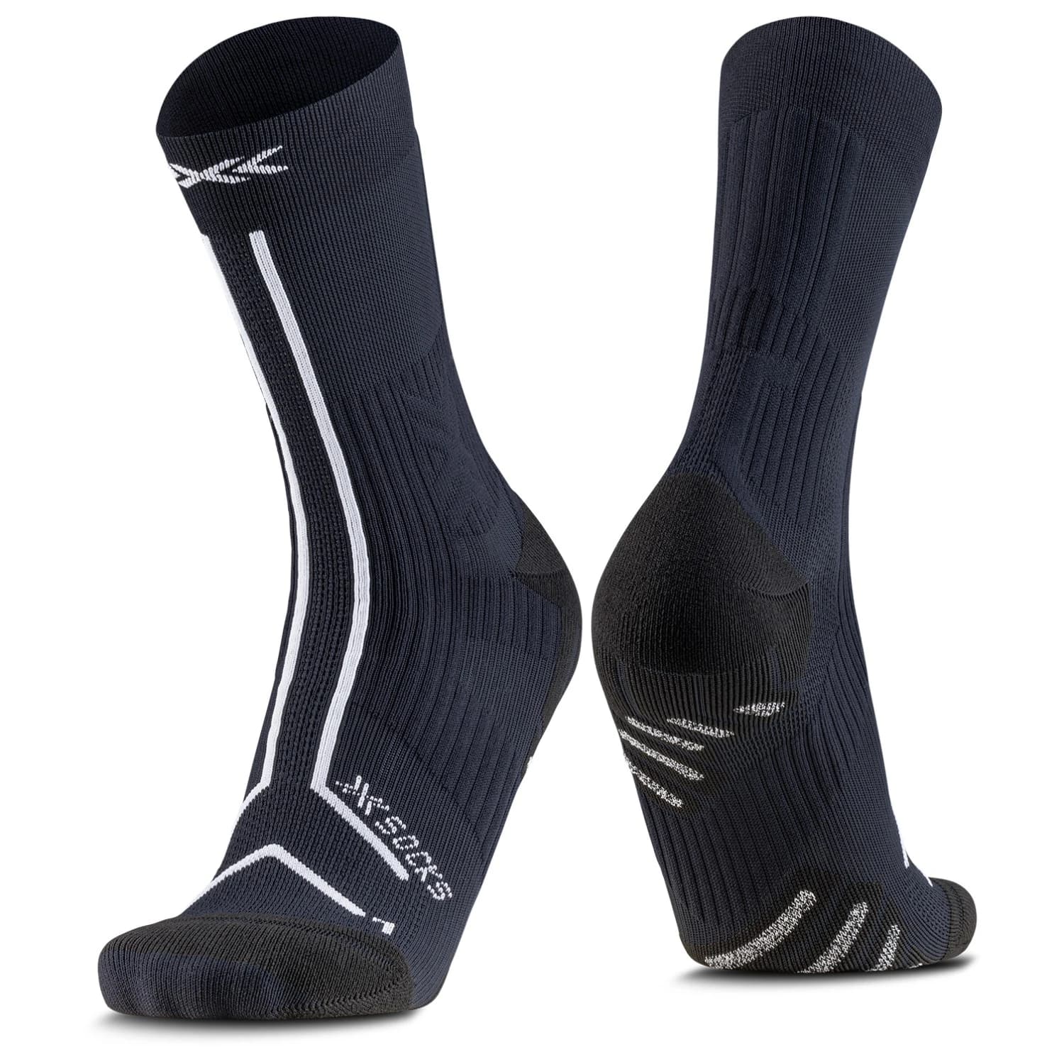 Чорапи за бягане X-Socks Trailrun Terraskin Expert Crew Running socks - X Black / X White