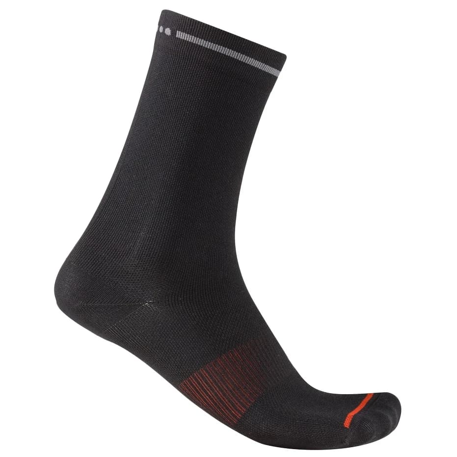 Чорапи за колоездене Castelli Premio Evo 18 Sock Cycling socks - Black
