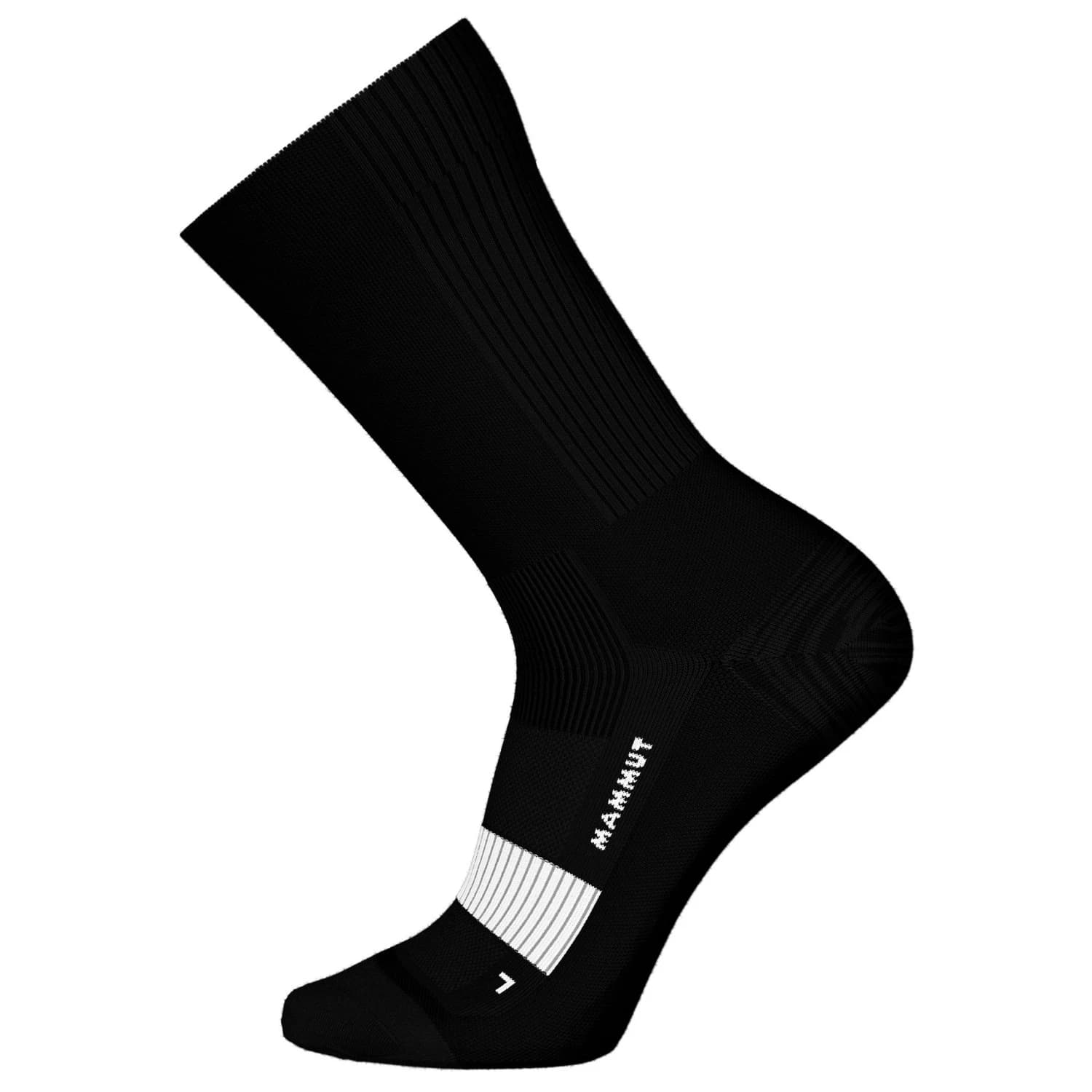 Туристически чорапи Mammut All-Mountain Targeted Cushion Merino Crew Walking socks - Black / White