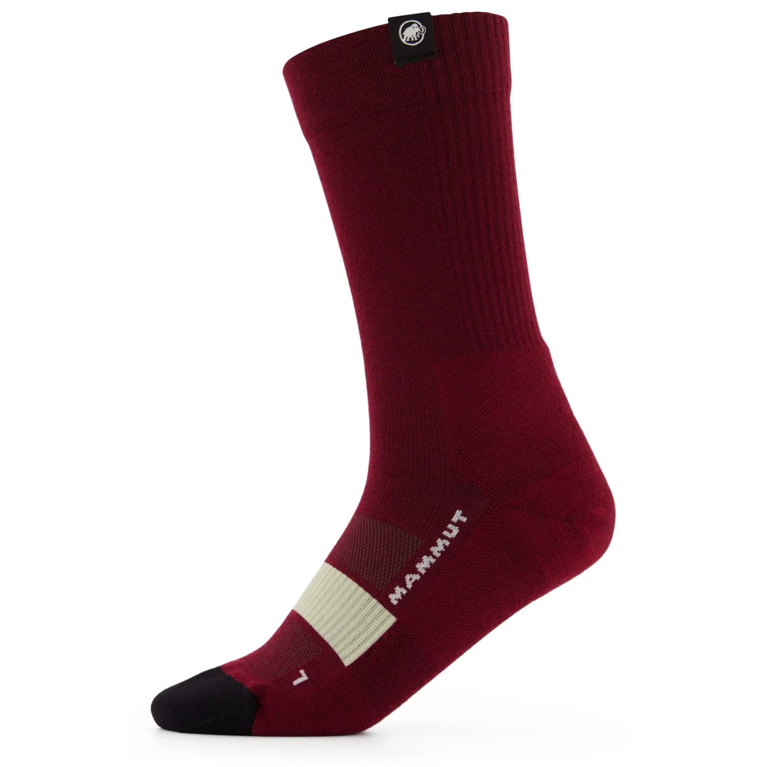 Туристически чорапи Mammut All-Mountain Targeted Cushion Merino Crew Walking socks - Vin / Sulai