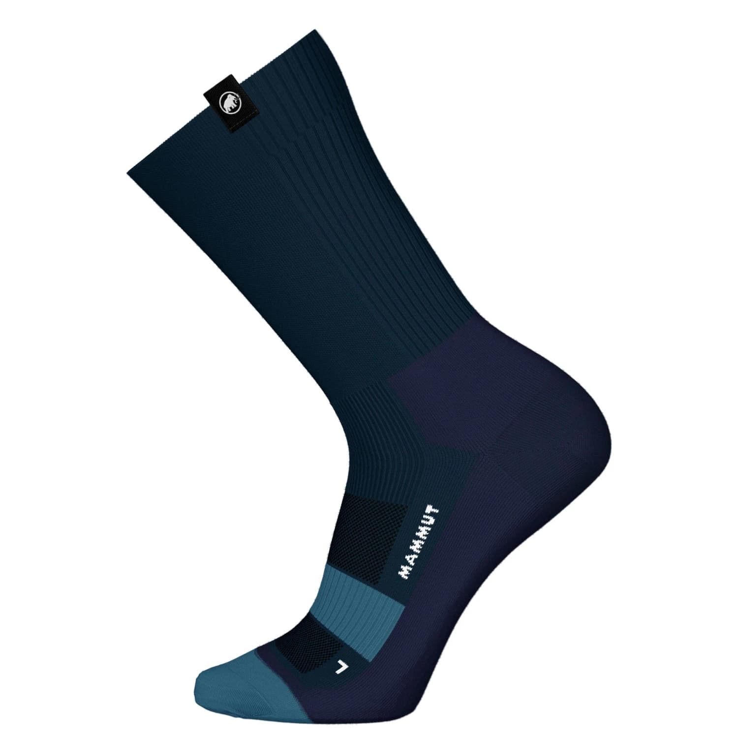 Туристически чорапи Mammut All-Mountain Targeted Cushion Merino Crew Walking socks - Marine / Tschiel