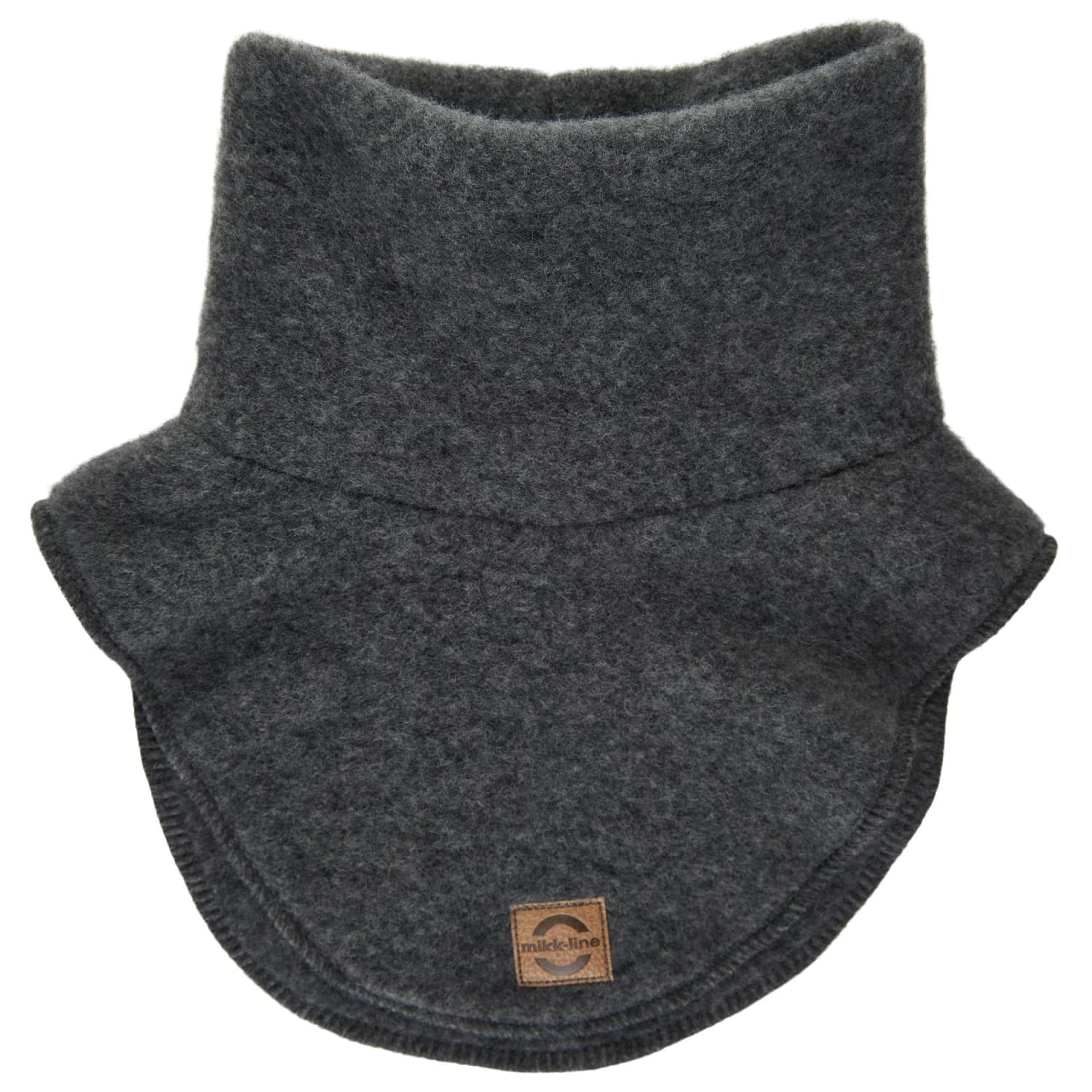 Детски шал Mikk-Line Kid's Wool Neckwarmer Neckerchief - Anthracite Melange
