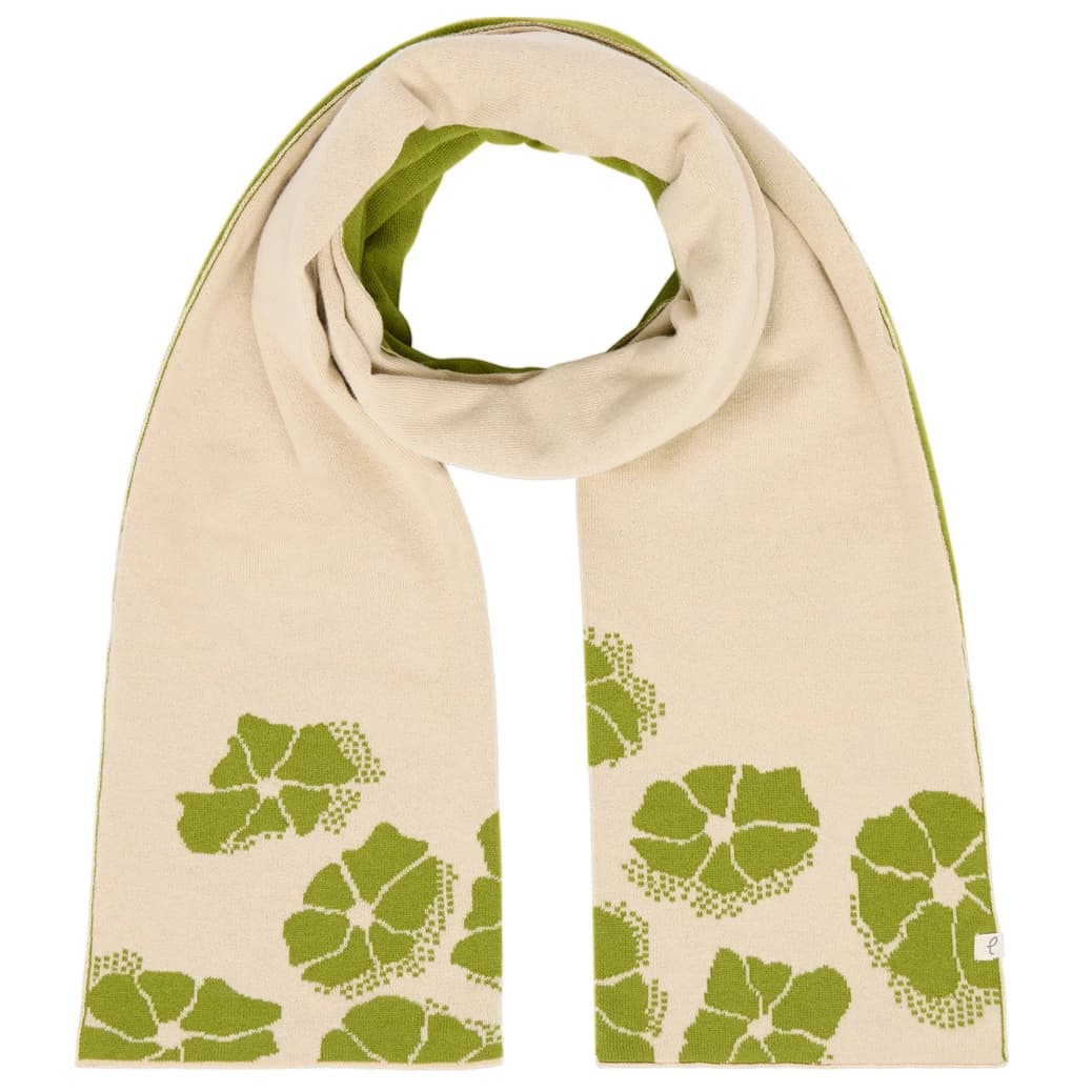 Дамски шал Tranquillo Women's Weicher Strickschal Scarf - Sand Flowers