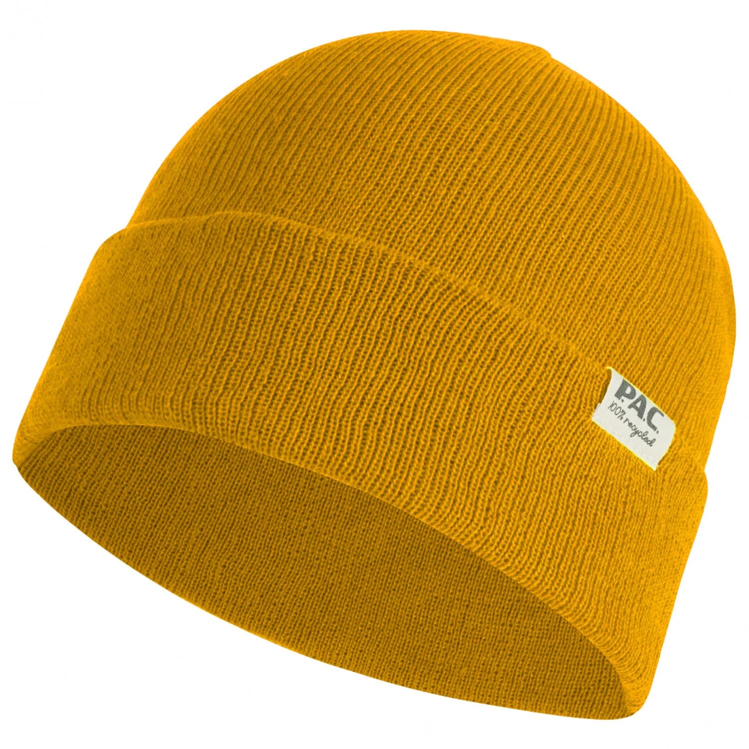 Мъжка зимна шапка (beanie) P.A.C. Nature Bippa 100% Recycled Merino Beanie - Yellow