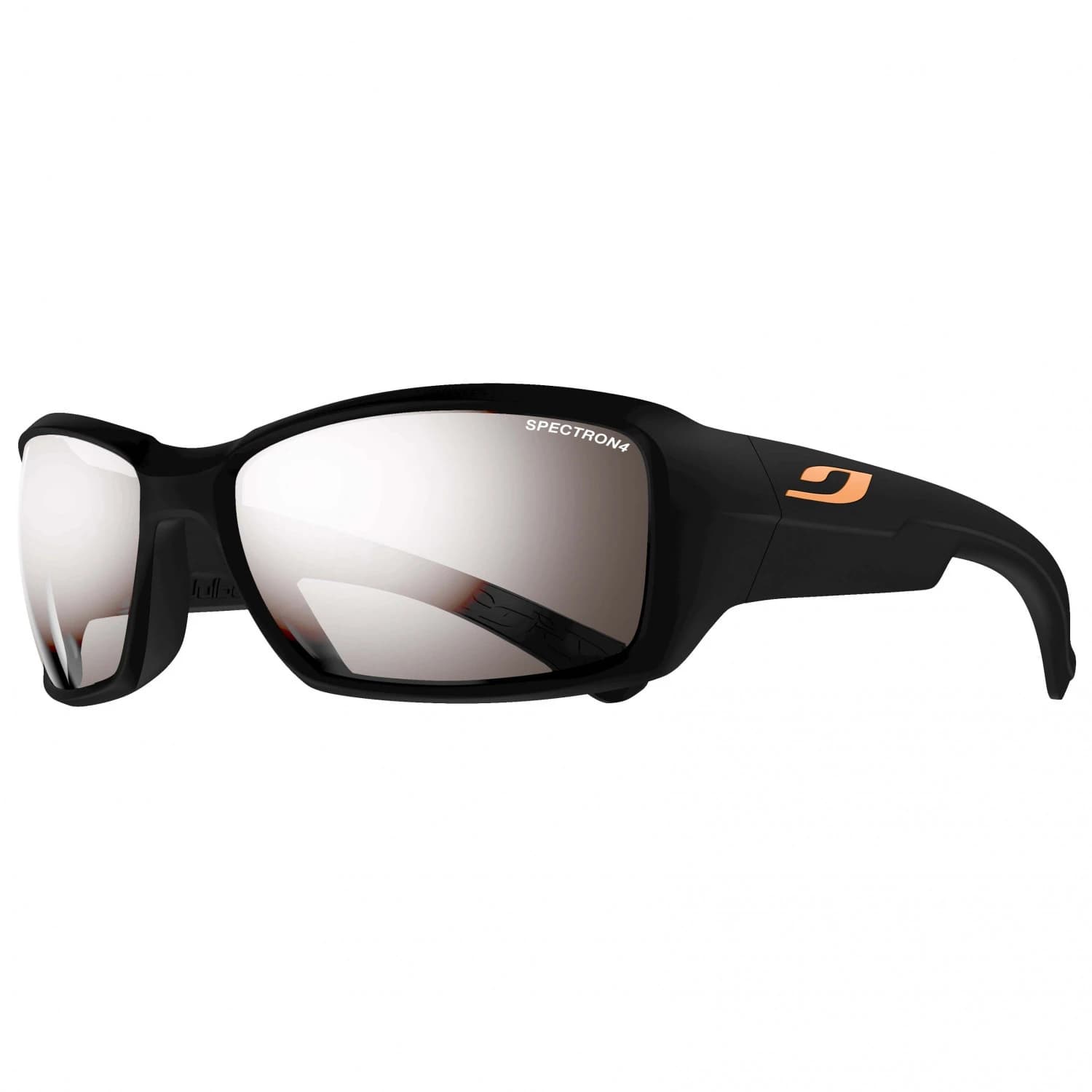 Слънчеви очила Julbo Whoops Spectron S4 Cycling glasses - Matt Black / Brown Flash Silver