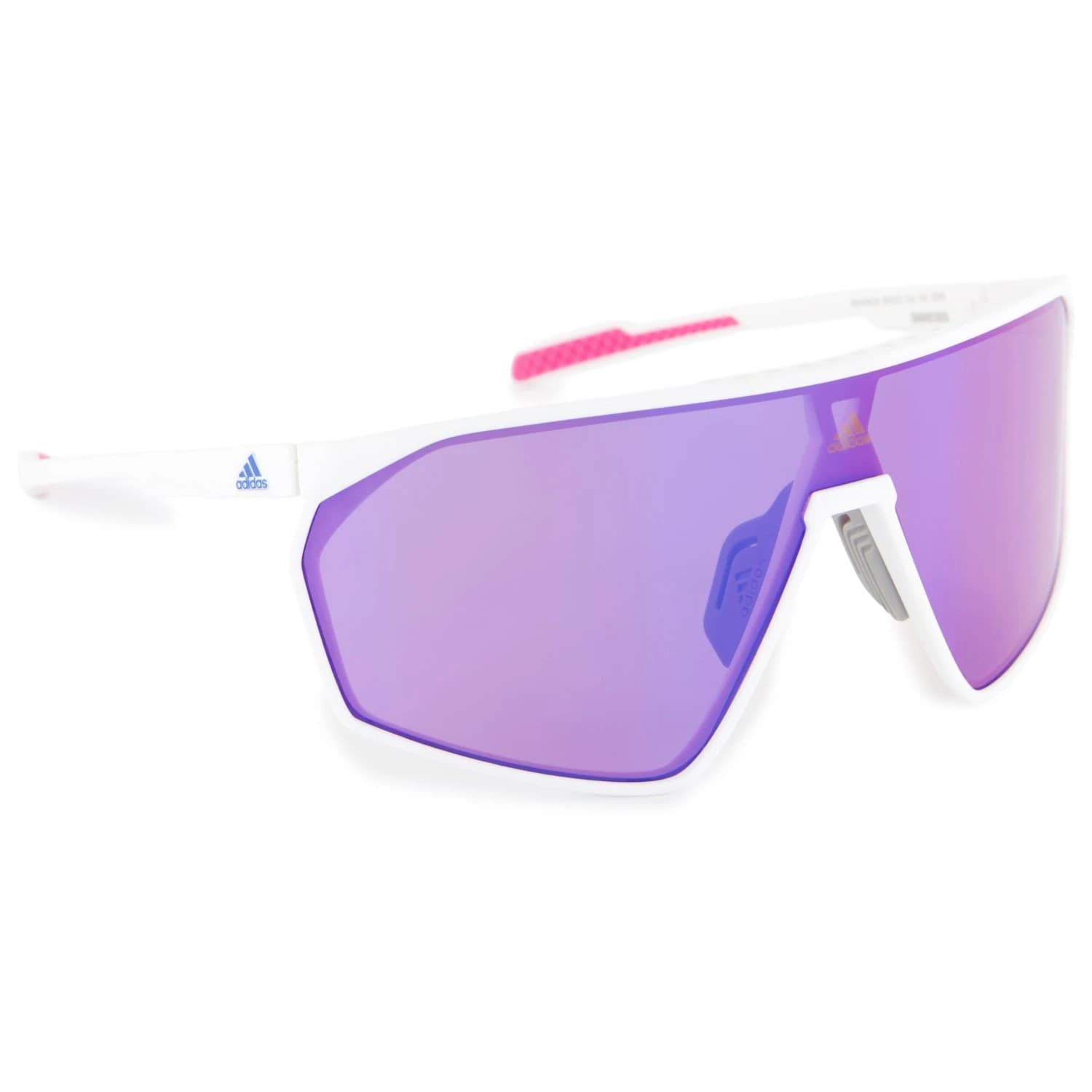 Мъжки очила за колоездене Adidas eyewear SP0073 Mirror Cat. 3 Cycling glasses - White