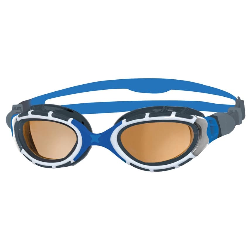Плувни очила Zoggs Predator Flex Polarized Ultra Swimming goggles - Blue / Grey