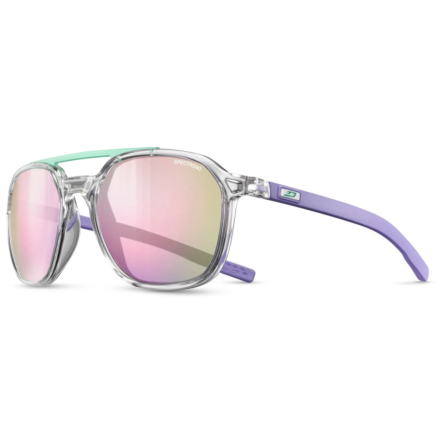 Слънчеви очила Julbo Slack Spectron S3 (VLT: 12%) Sunglasses - Crystal / Purple / Light Rose