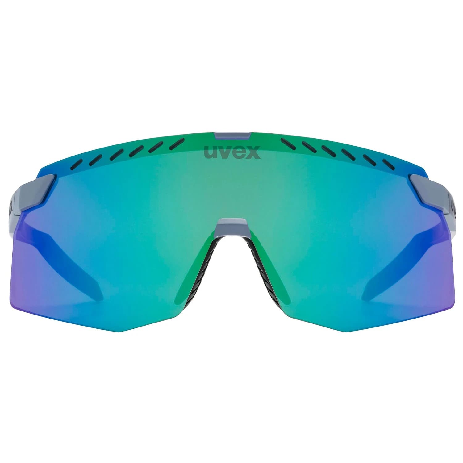Очила за колоездене Uvex Pace Stage Supravision Cat. 3 Cycling glasses - Grey Matt / Mirror Green