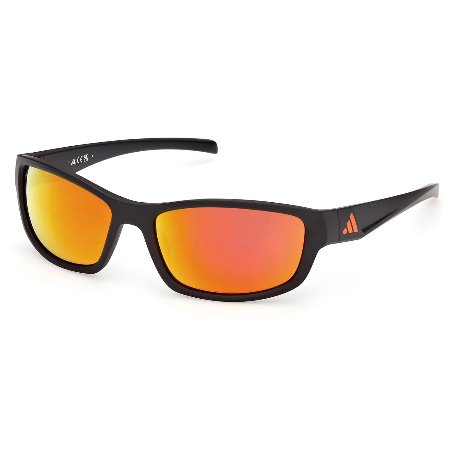 Мъжки очила за колоездене Adidas eyewear ES0005 S3 Cycling glasses - Matte Black / Red