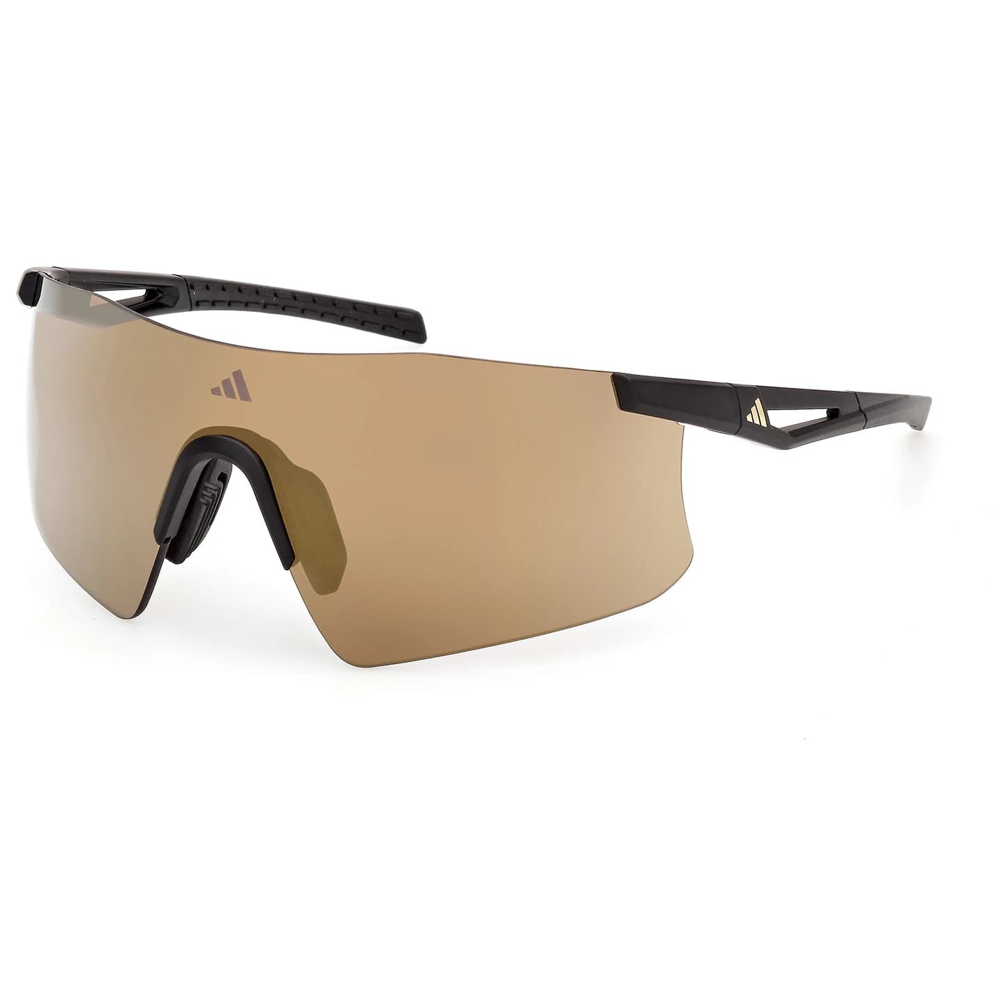 Adidas eyewear Kaphiros Mirror S3 Running glasses - Matte Black / Brown Mirror