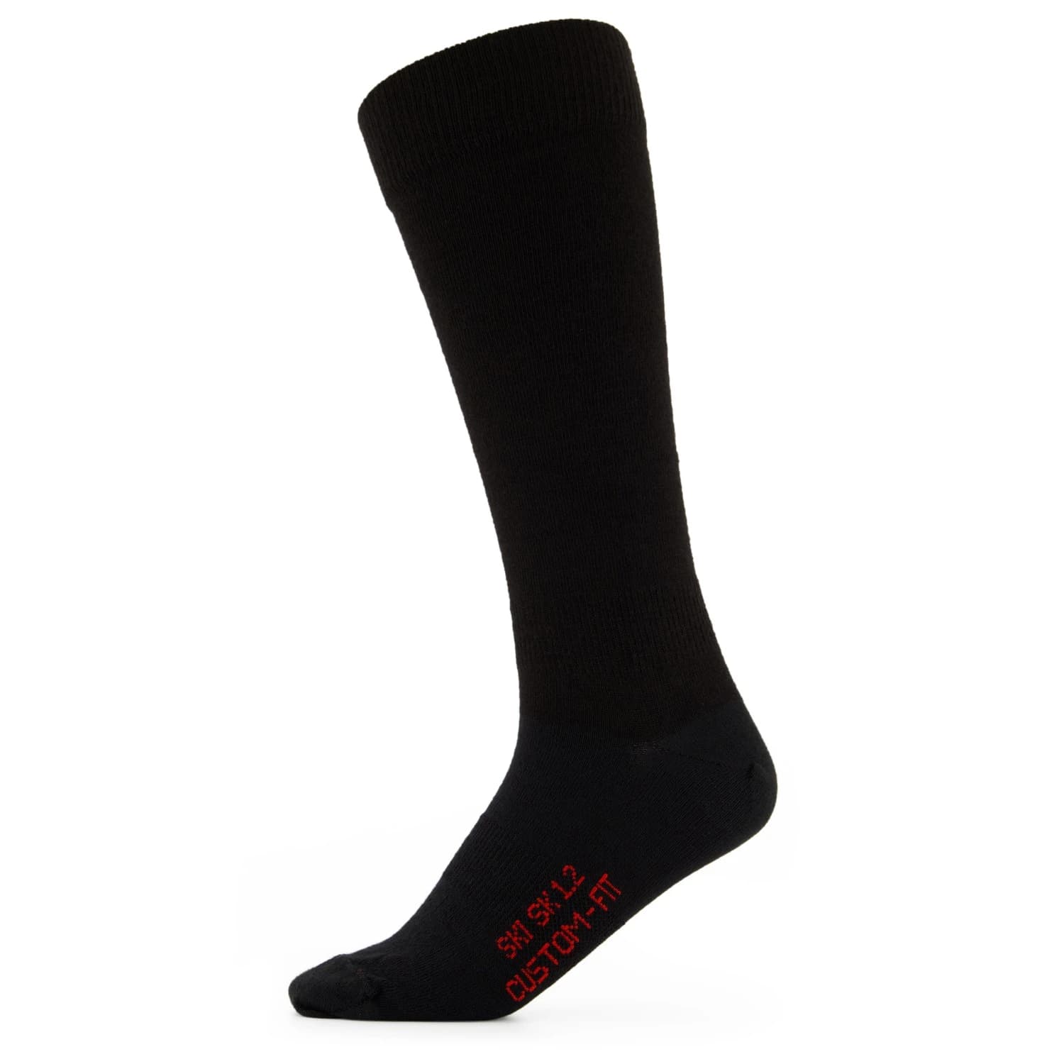 Дамски ски чорапи P.A.C. Women's SK 1.2 Merino Ultrathin Custom Fit Ski socks - Black