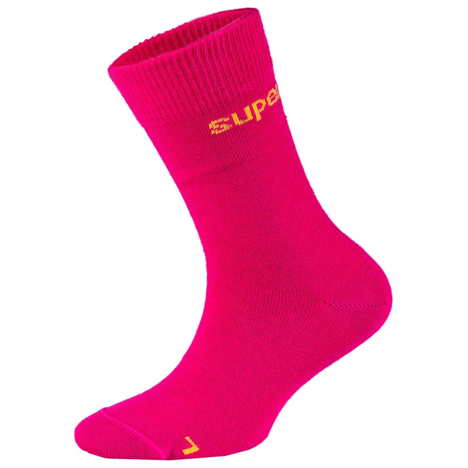 Детски мериносови чорапи super.natural Kid's All Day Socks 2-Pack Merino socks - Fuchsia Red / Illuminating