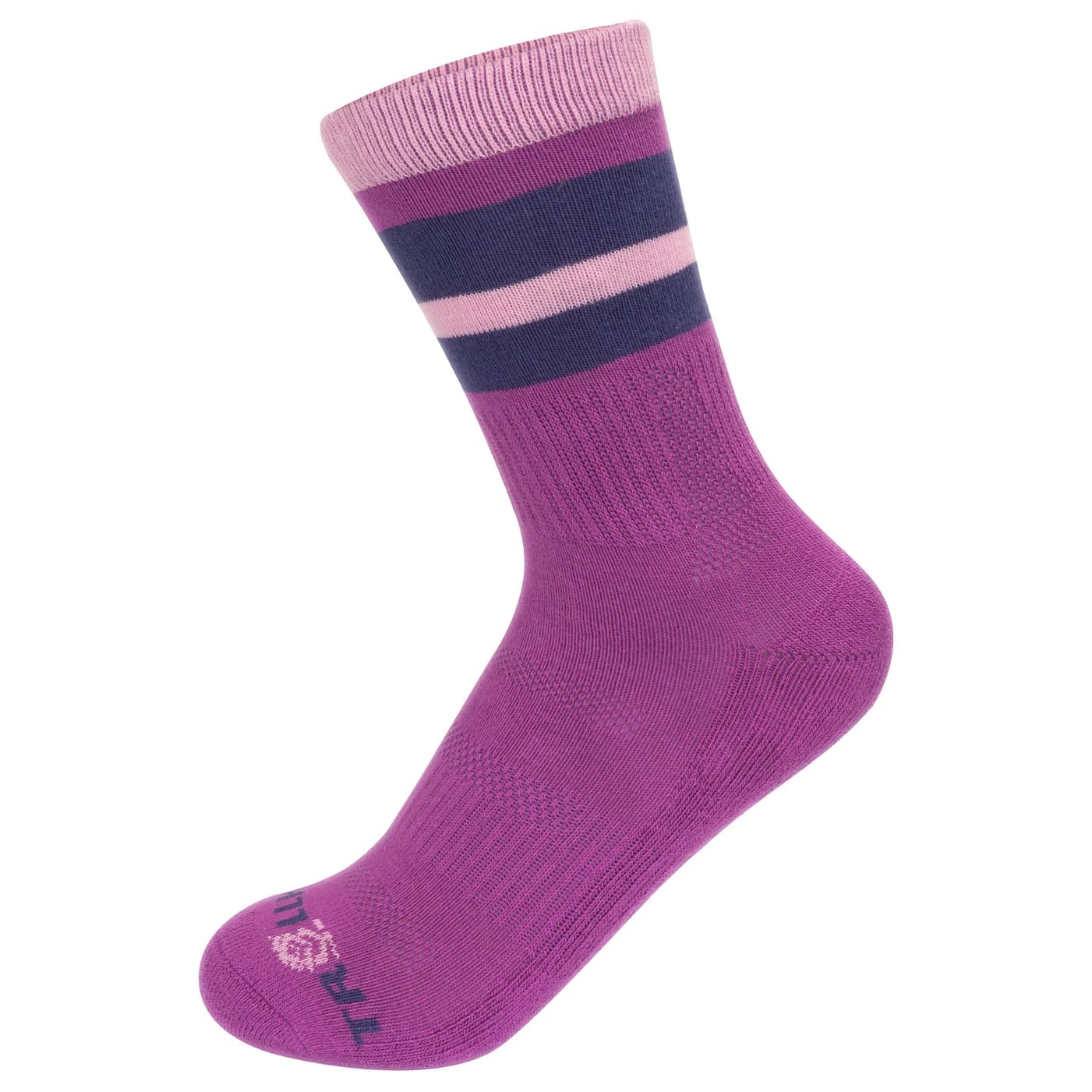 Детски спортни чорапи Trollkids Kid's Mosquito Socks Sports socks - Mallow Pink / Violet Blue / Wild Rose