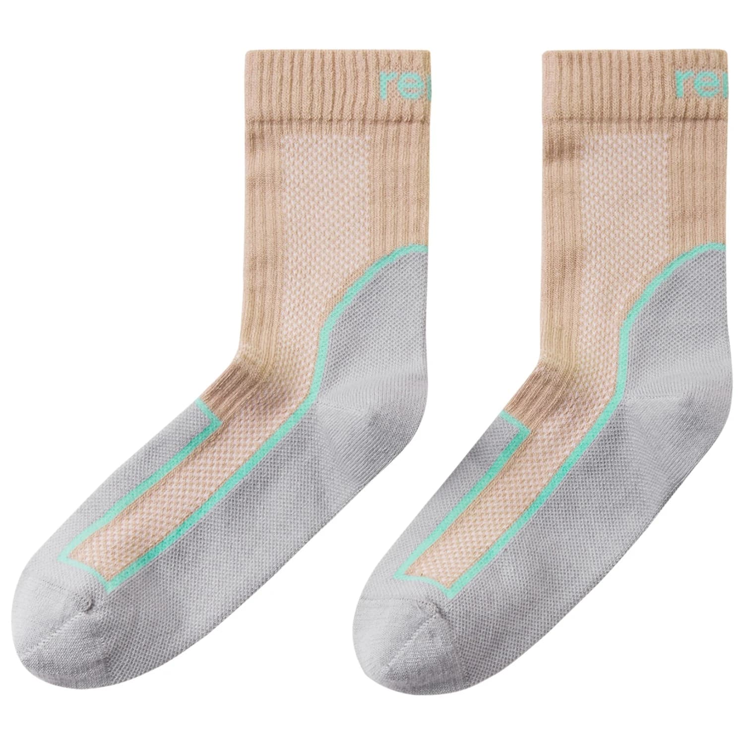 Детски туристически чорапи Reima Kid's Kuivuri Walking socks - Birch Beige