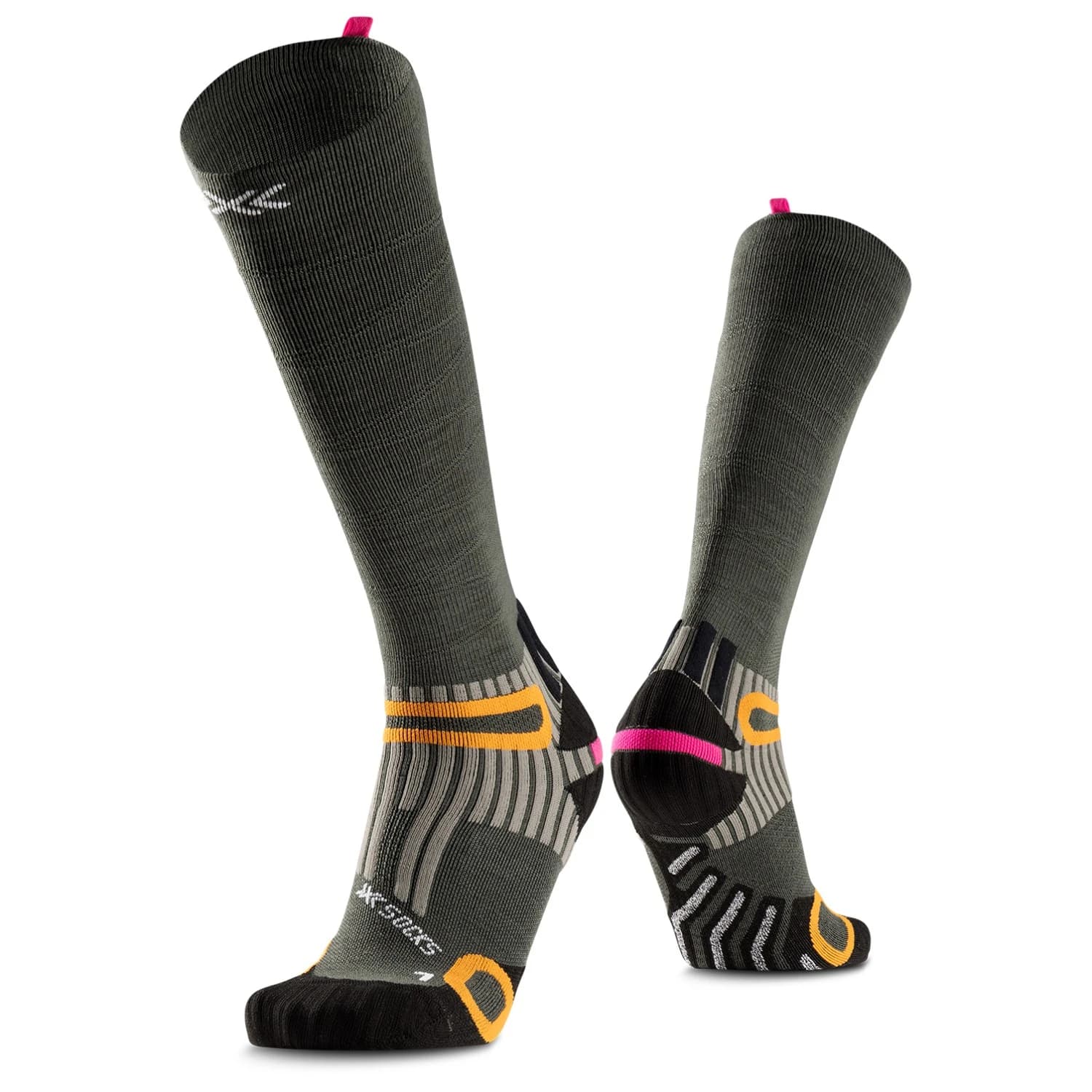 Компресионни чорапи X-Socks Hike Anatomix Merino OTC Compression socks - Heather Olive