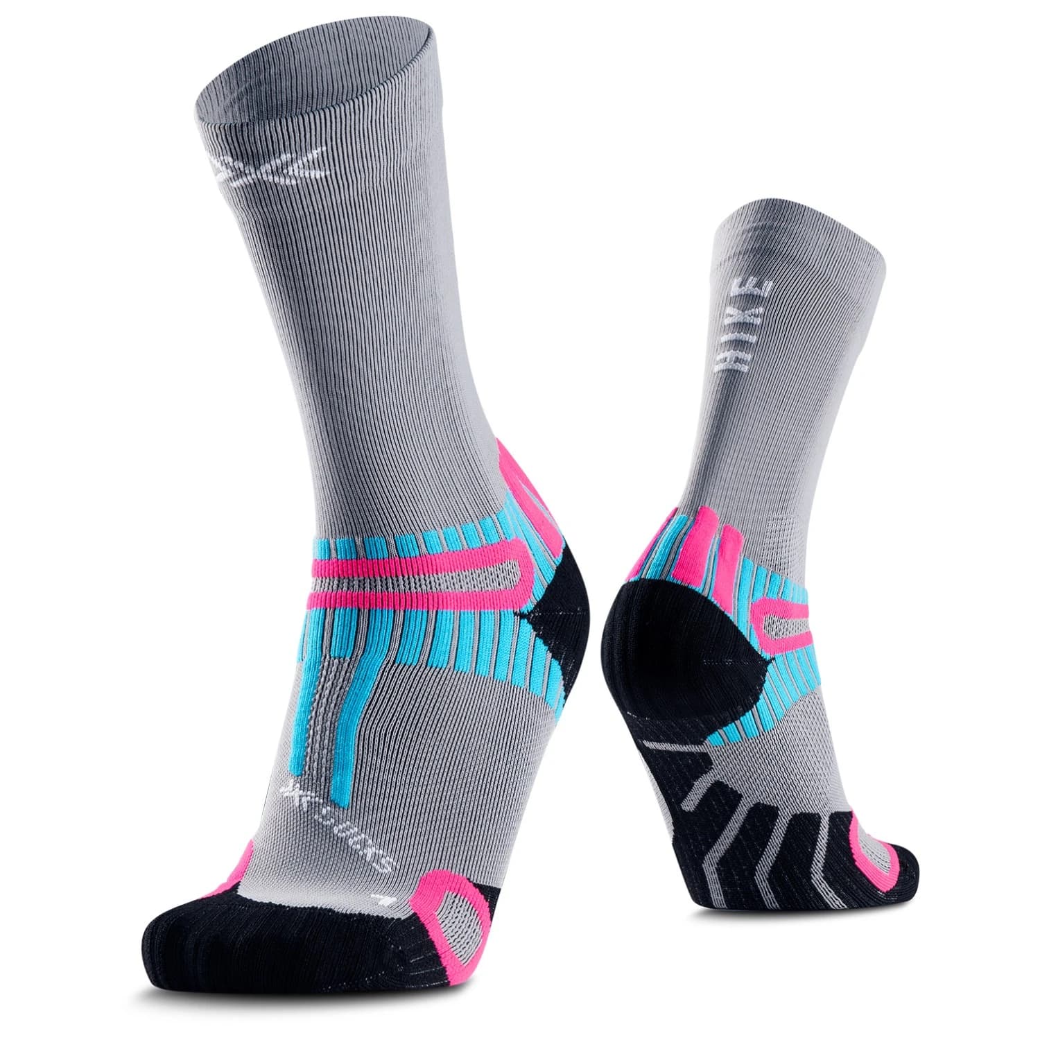 Туристически чорапи X-Socks Hike Perform Crew Walking socks - Clay Grey
