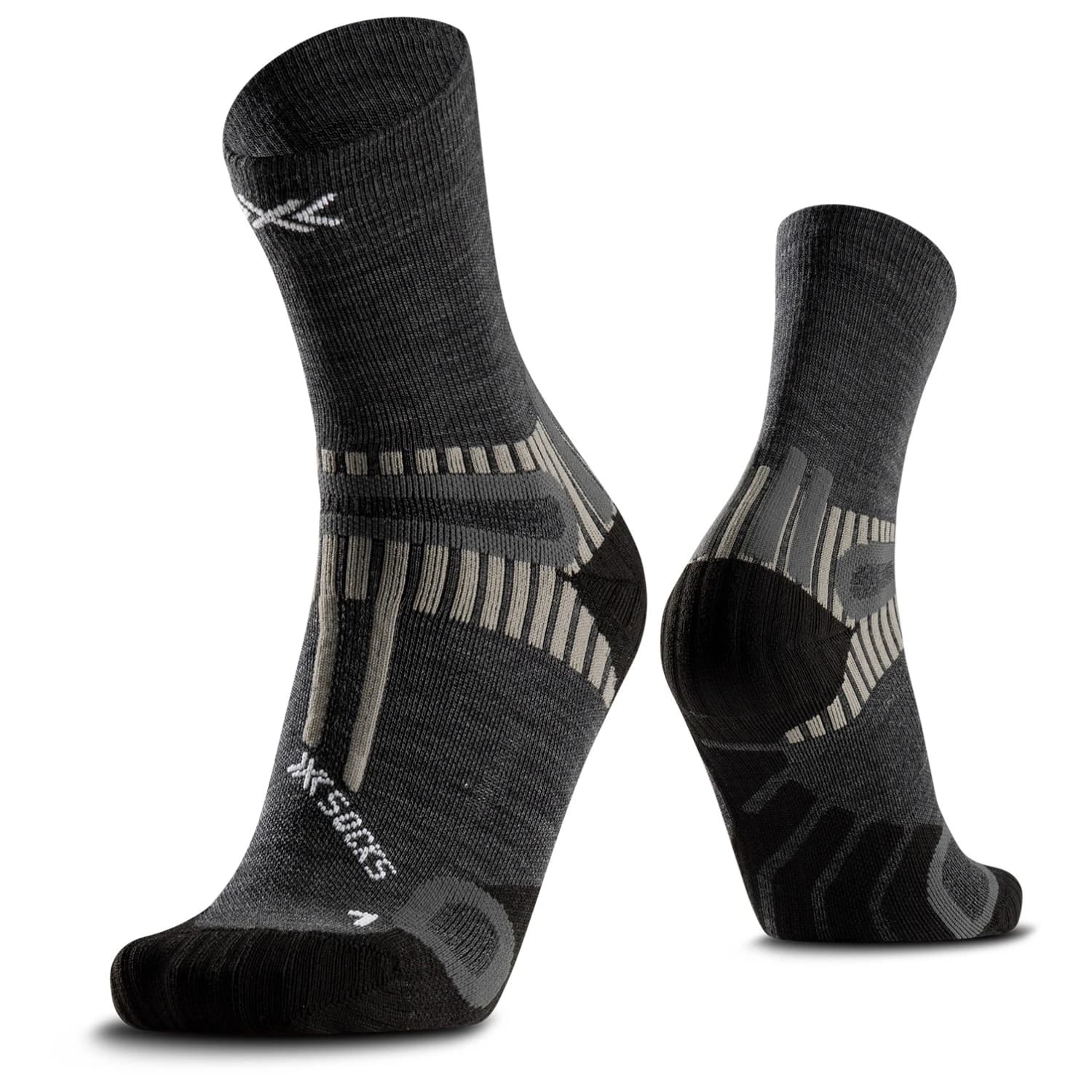 Туристически чорапи X-Socks Hike Perform Merino Ankle Walking socks - Heather Grey