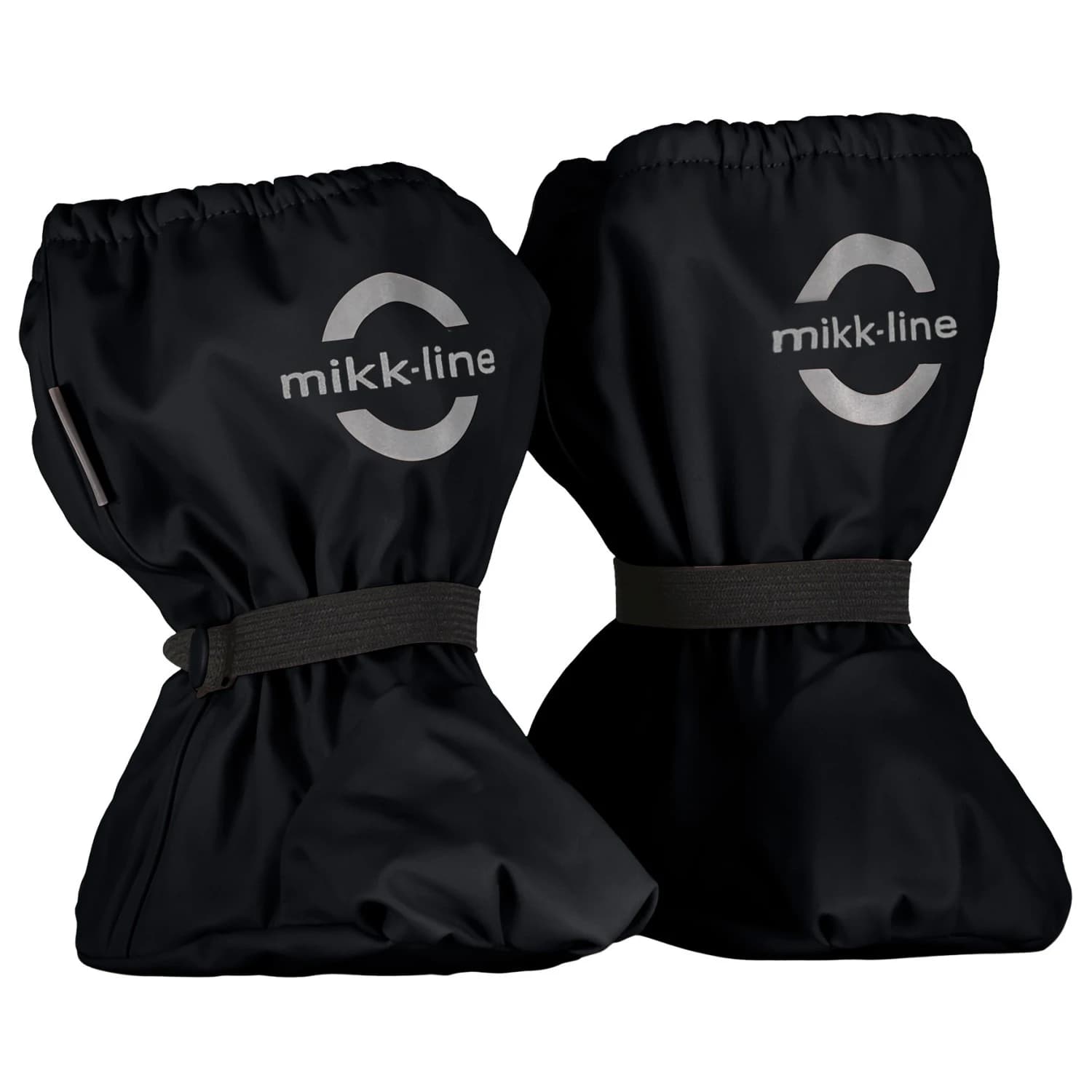 Детски гети Mikk-line Kid's PU Rain Footies with Fleece Gaiters - Black