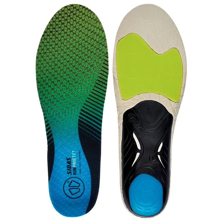Стелка Sidas 3D Run Protect Insole - Green / Blue / Black