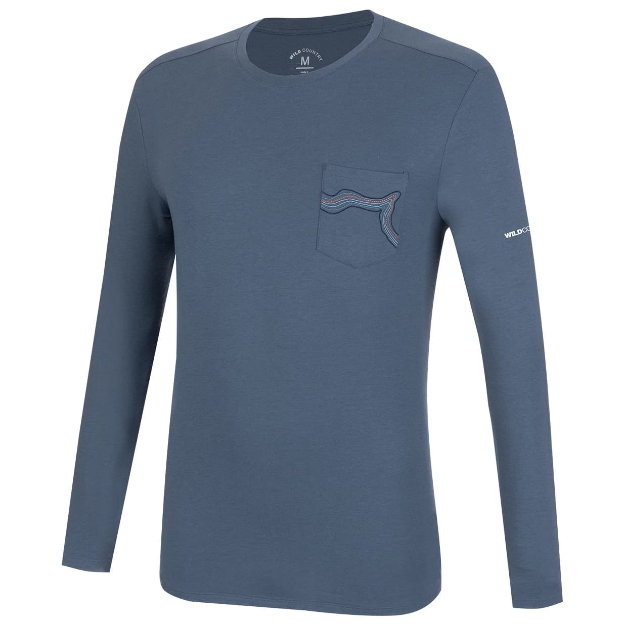 Мъжка блуза с дълъг ръкав Wild Country Session 3 Longsleeve - Ceuse Blue