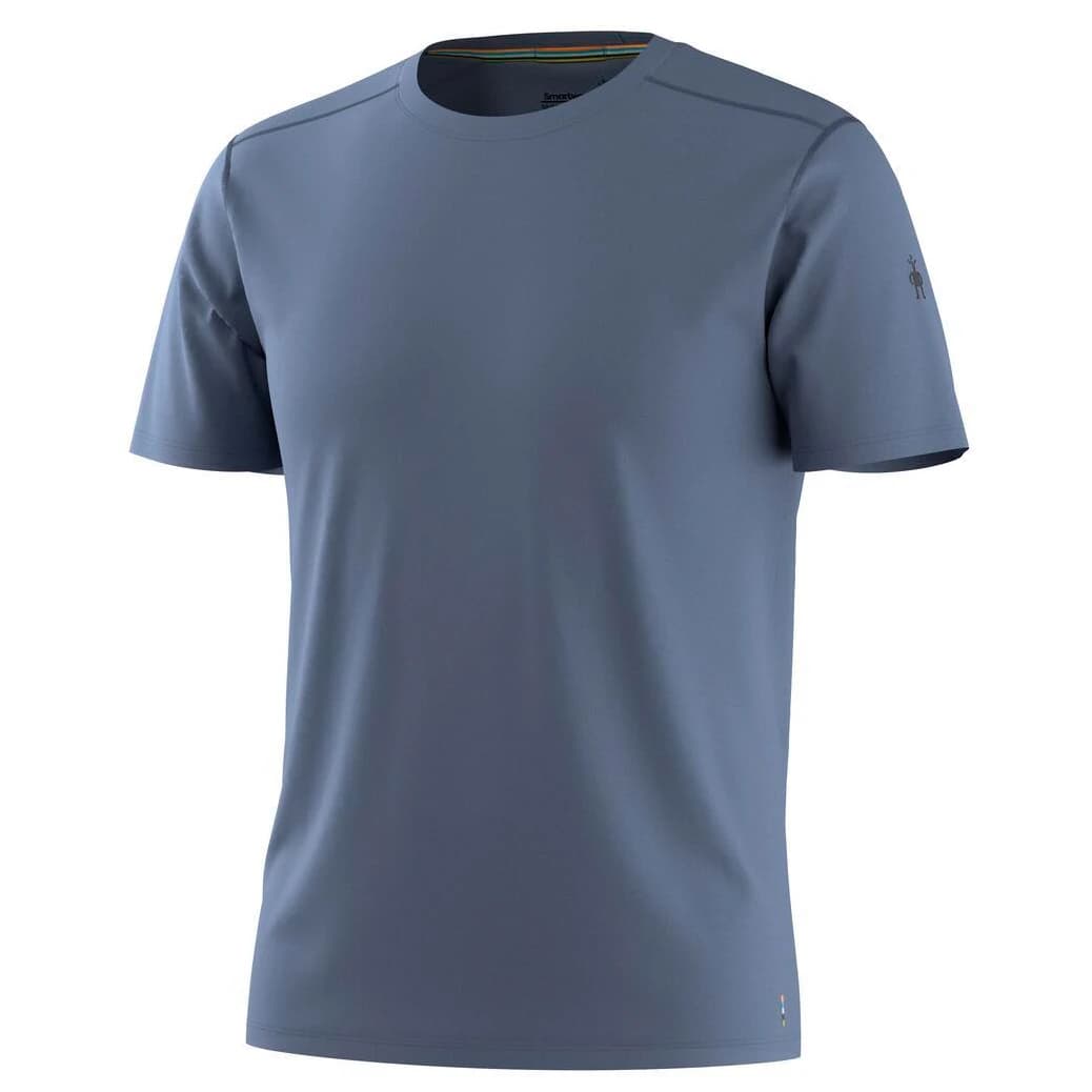 Мъжка мериносова блуза Smartwool Merino Tee Boxed Merino shirt - Nightfall Blue