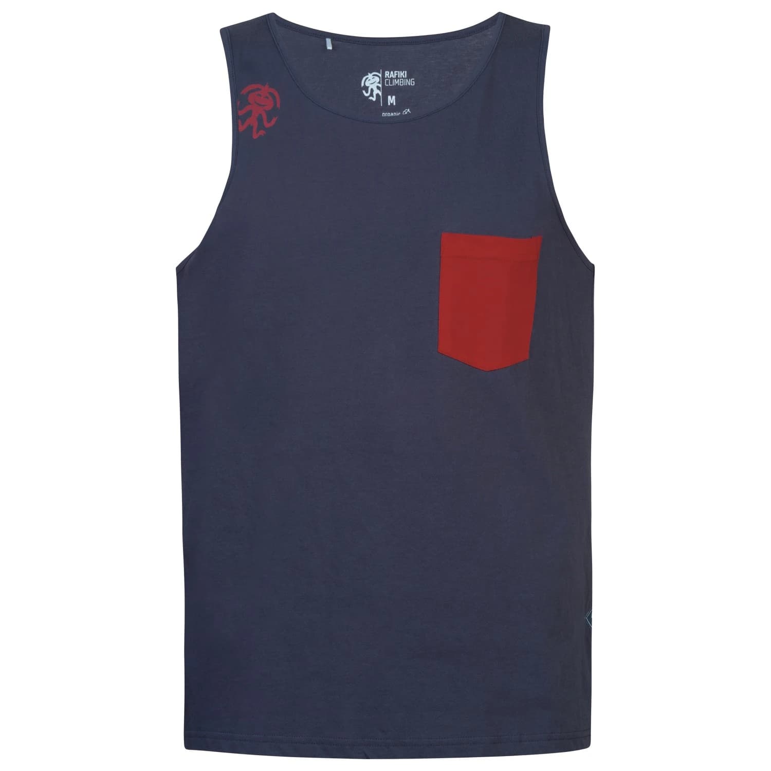 Мъжки потник с широка презрамка Rafiki Slab Lightweight Tank top - India Ink / Chili