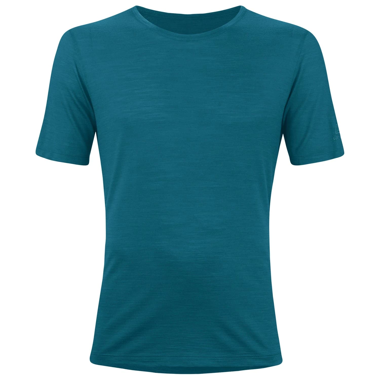 Мъжка мериносова блуза Löffler T-Shirt Merino-Tencel Merino shirt - Dark Petrol