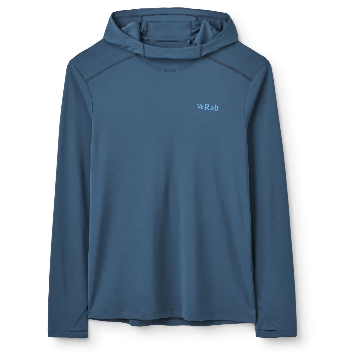 Мъжка спортна тениска Rab Force Hoody Sport shirt - Tempest Blue