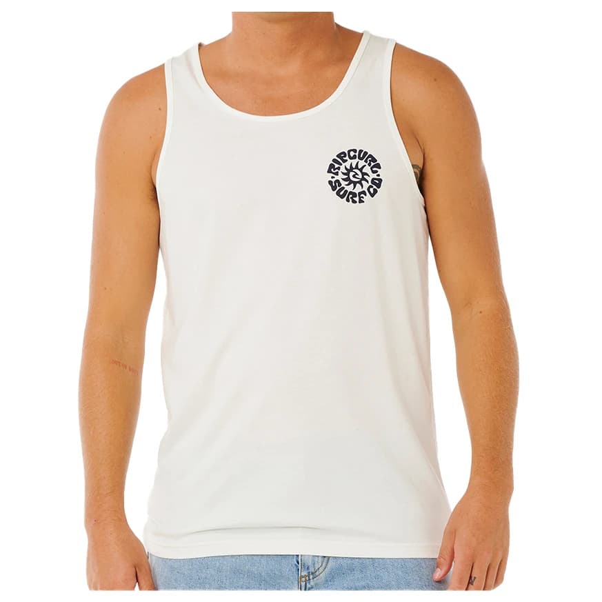 Мъжки потник с широка презрамка Rip Curl Pacific Rinse Tank Tank top - Bone