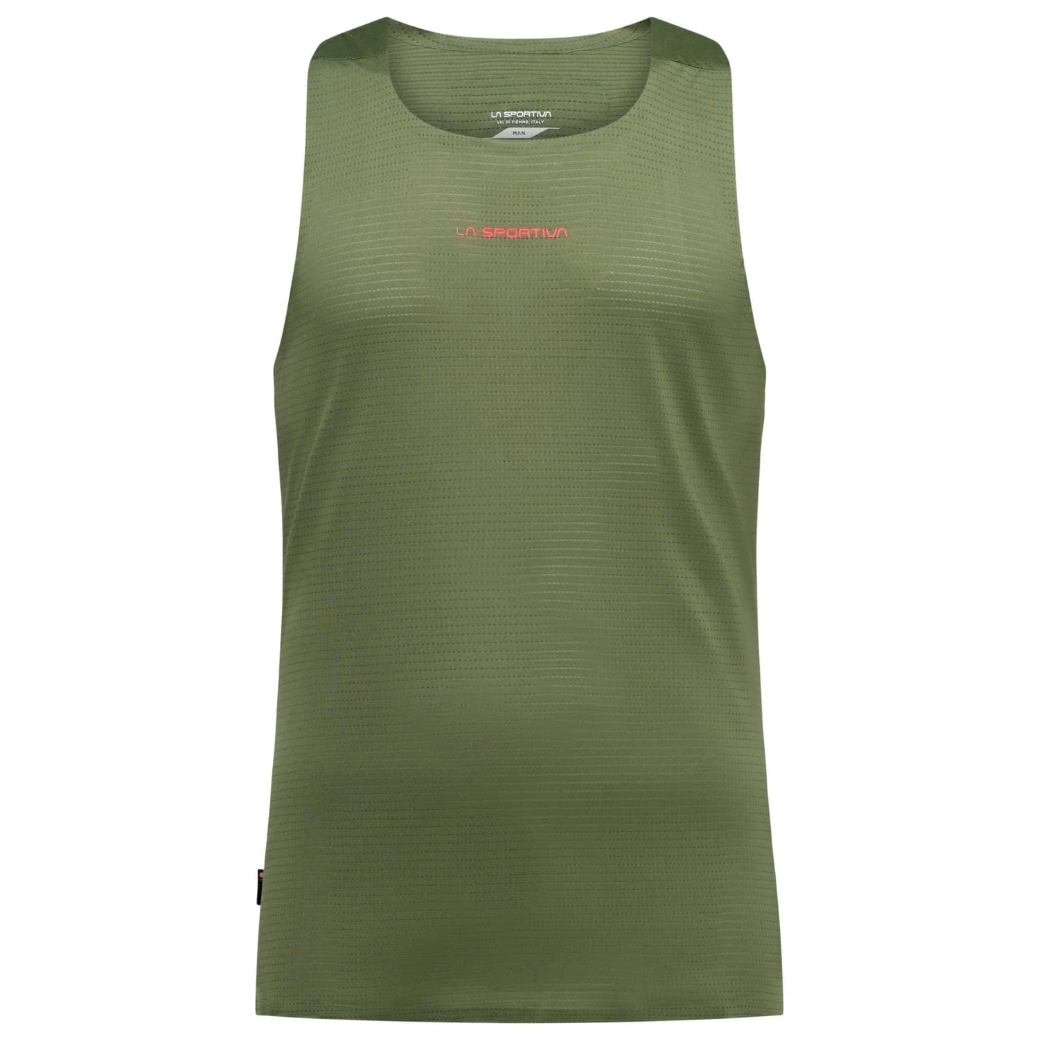 Мъжка тениска La Sportiva Pure Tank Running shirt - Cypress / Mountain Red