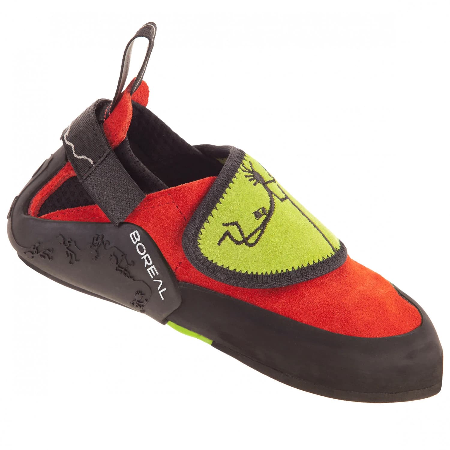 Детски обувки с велкро Boreal Kid's Ninja Junior Climbing shoes - Red