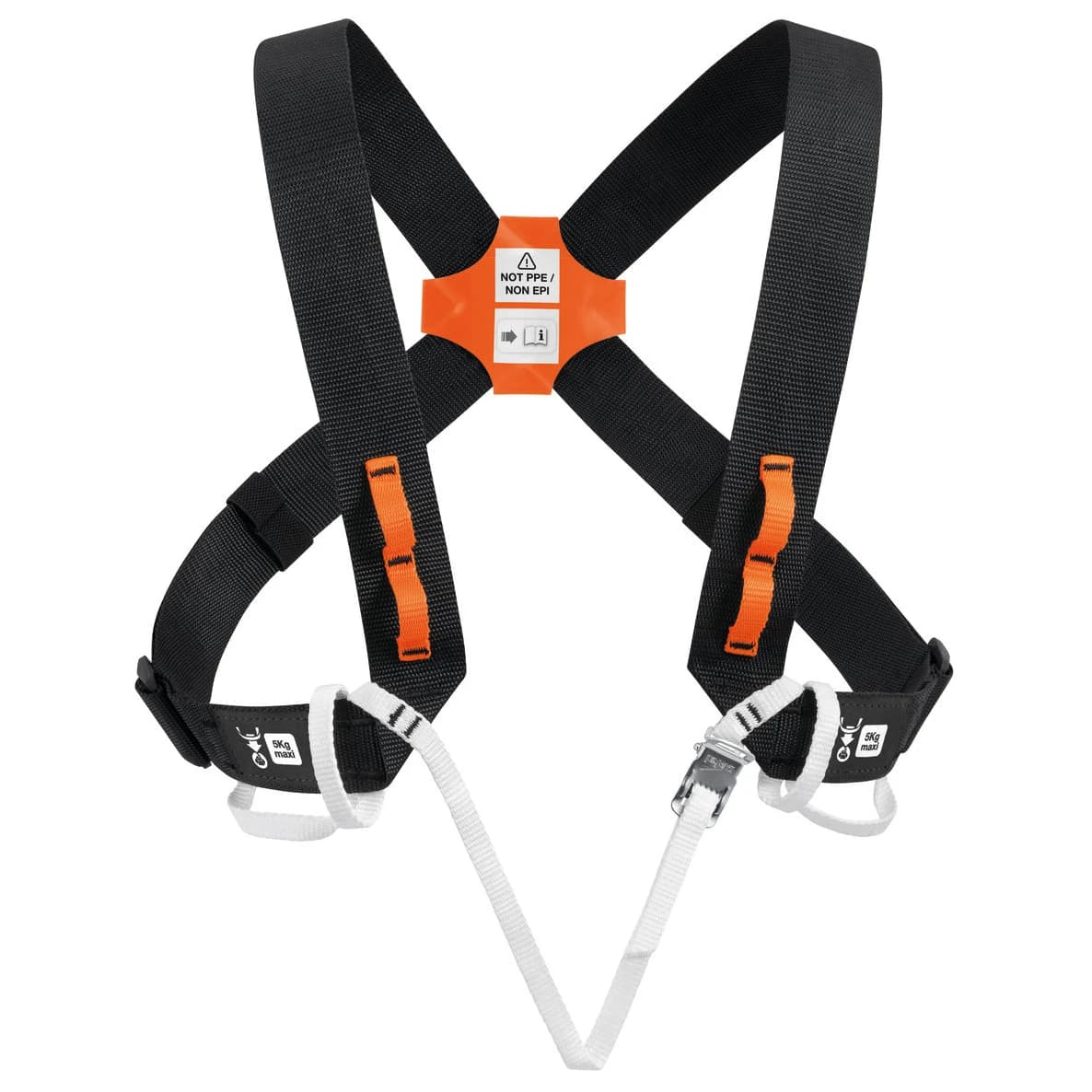 Гръдна сбруя Petzl Explo - Black / Orange