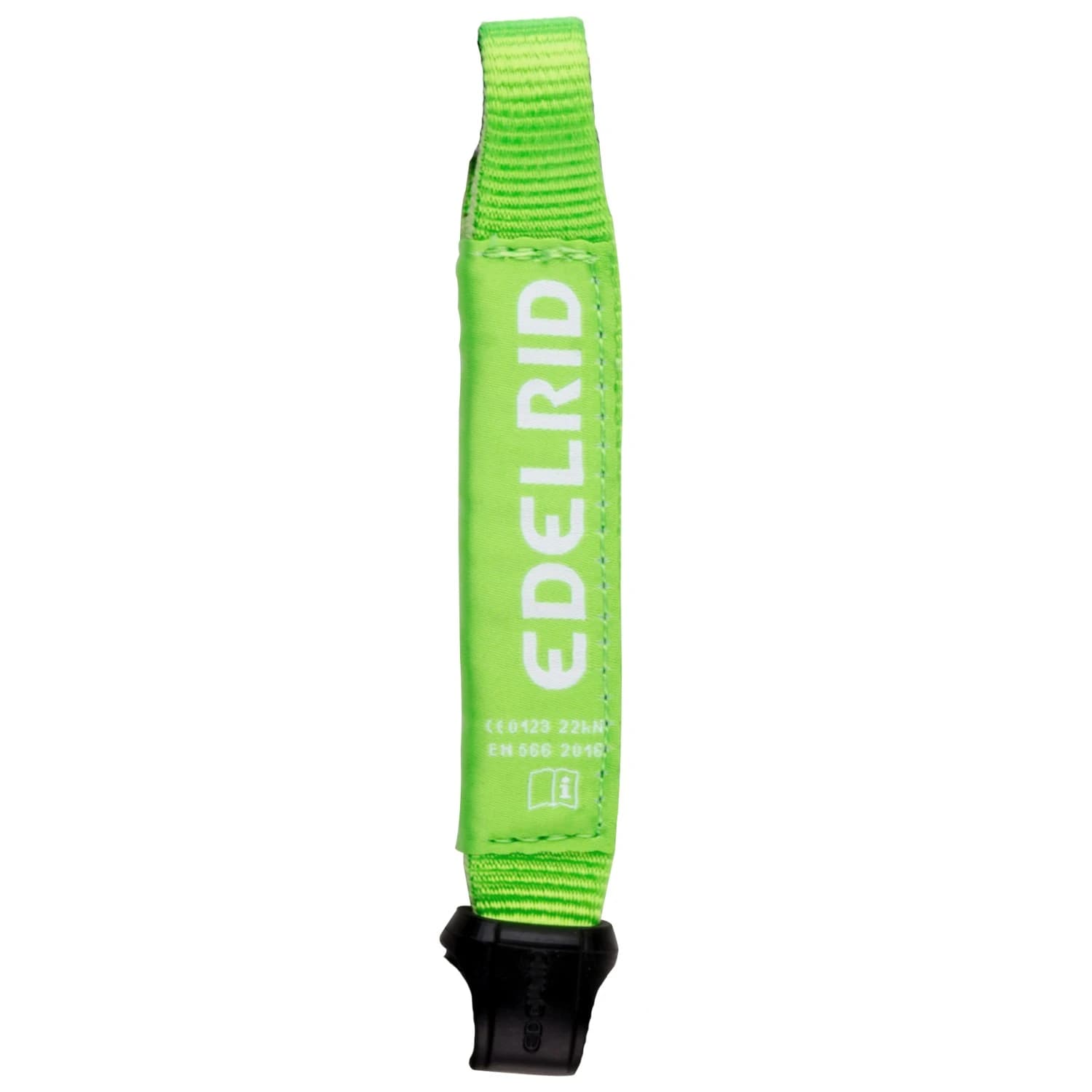 Лента за обтегач Edelrid Nylon Express Sling 15/22mm Quickdraw sling - Neon Green