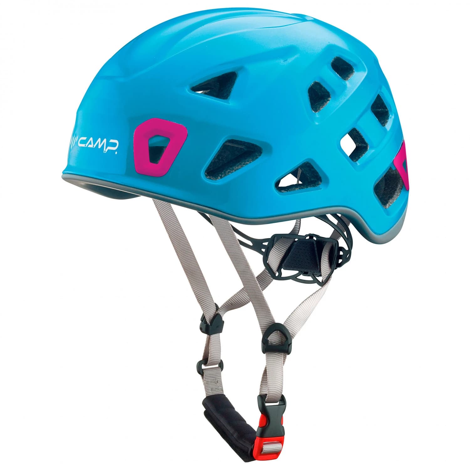 Хибридна каска C.A.M.P. Storm Climbing helmet - Light Blue / Fuchsia