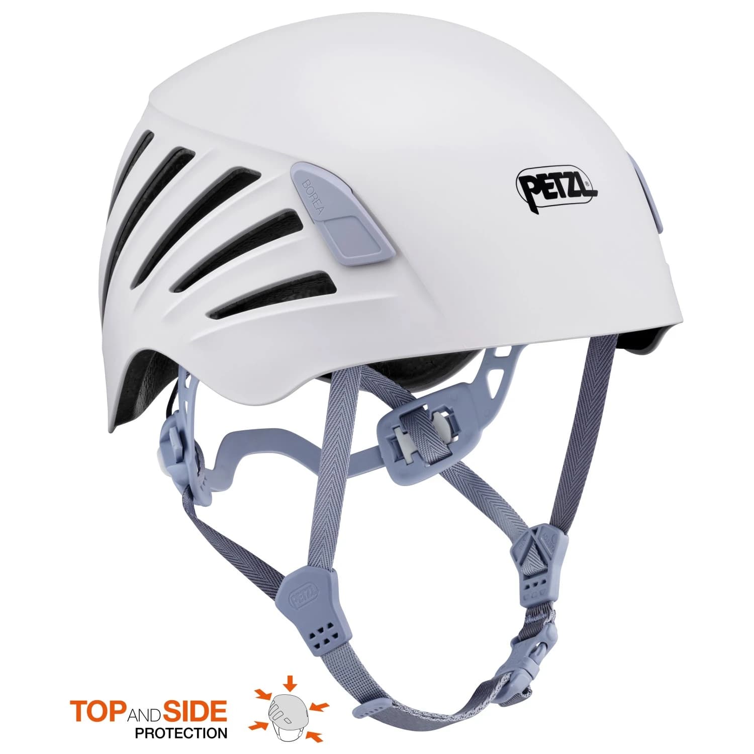 Дамска хибридна каска Petzl Women's Borea Climbing helmet - Lilac / White