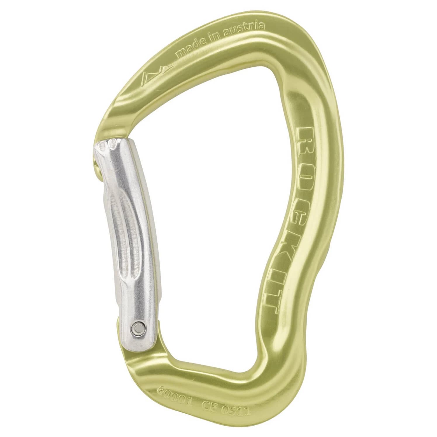 Карабинер с щифт Austrialpin Rockit Snapgate carabiner - Yellow Anodized