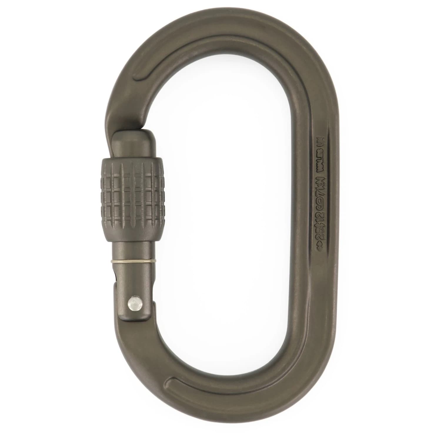 Заключващ се карабинер DMM Ultra O Locking carabiner - Matt Grey