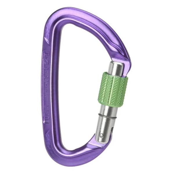 Винтов карабинер Wild country Session Screw Gate Screwgate carabiner - Purple / Green