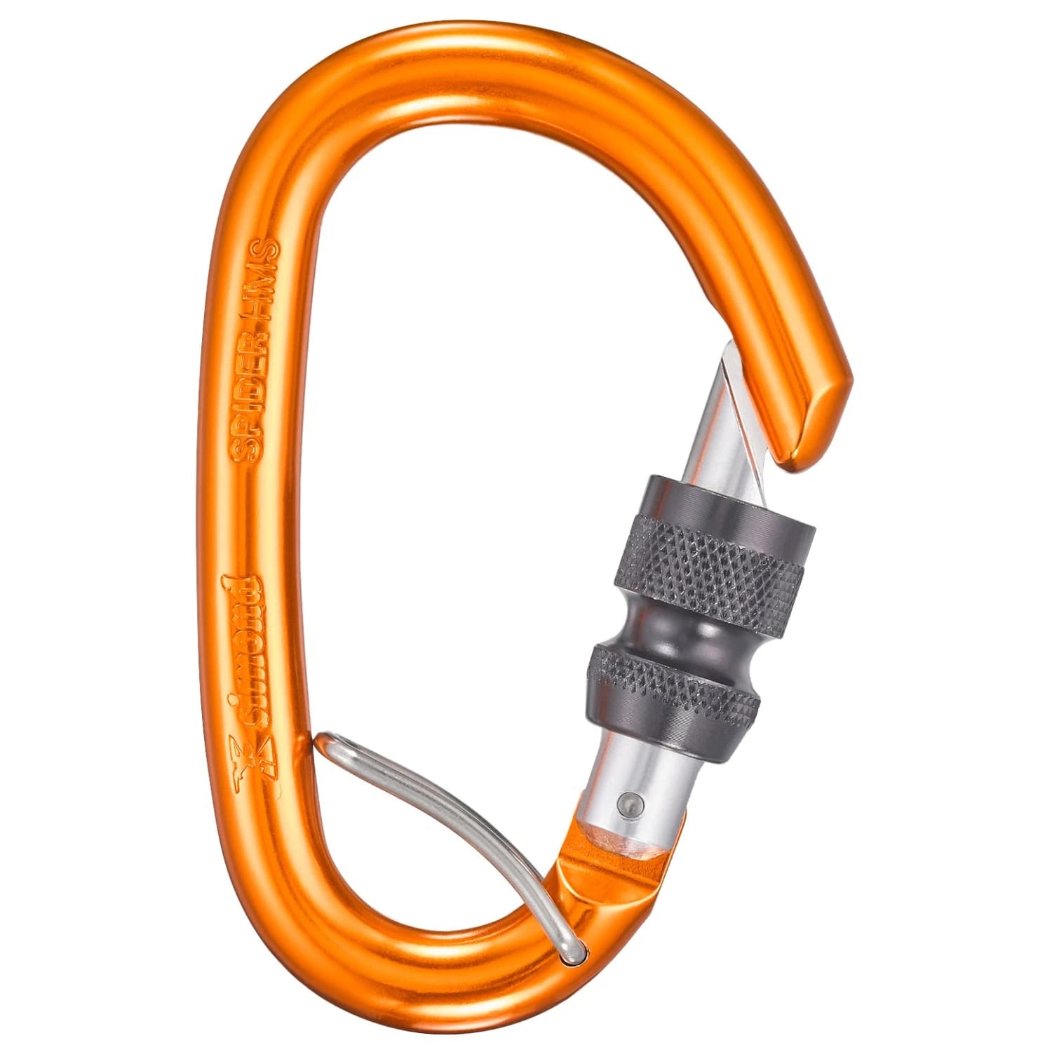 Винтов карабинер Simond Carabiner Spider Screw Screwgate carabiner - Orange