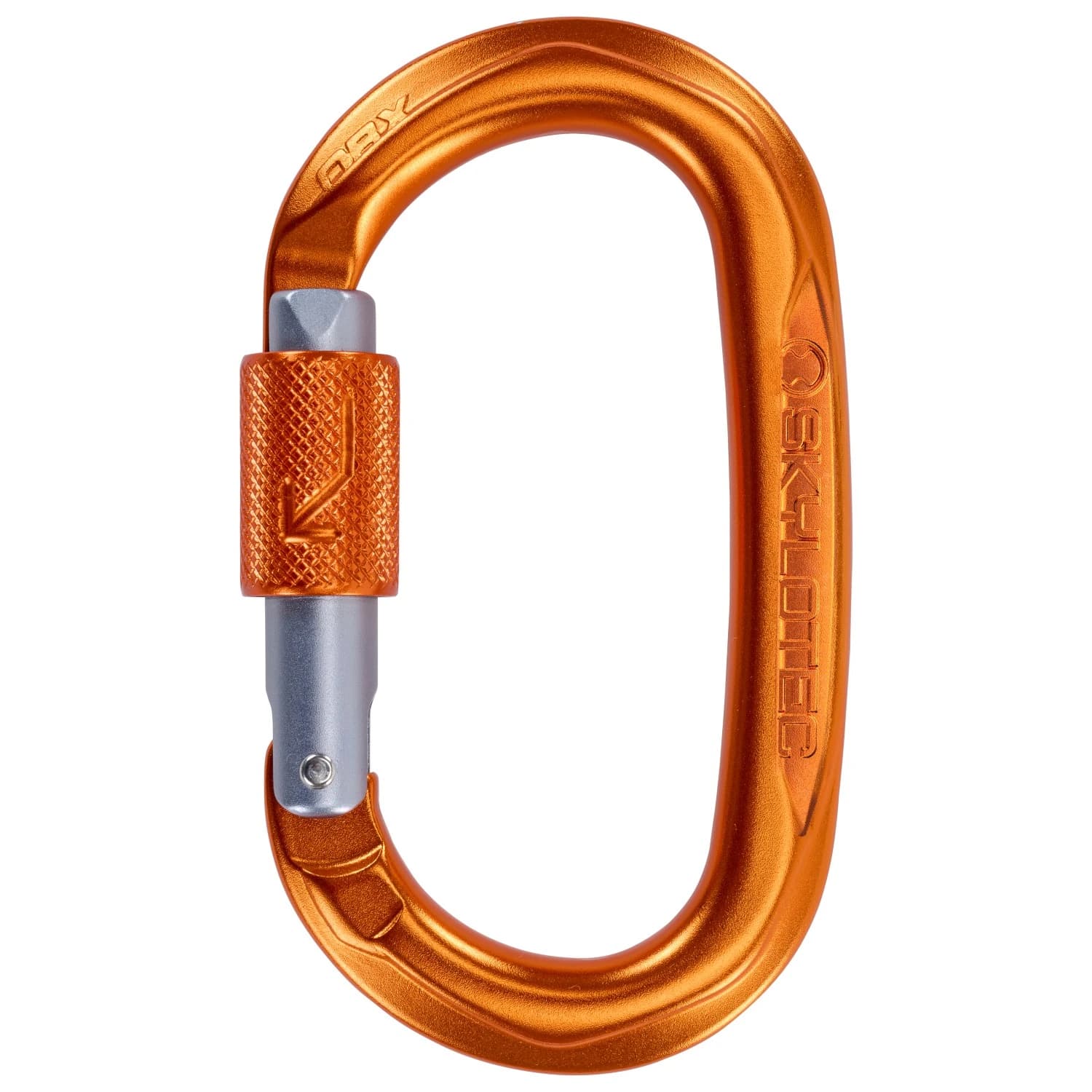 Винтов карабинер Skylotec Obx BG Screwgate carabiner - Orange / Grey