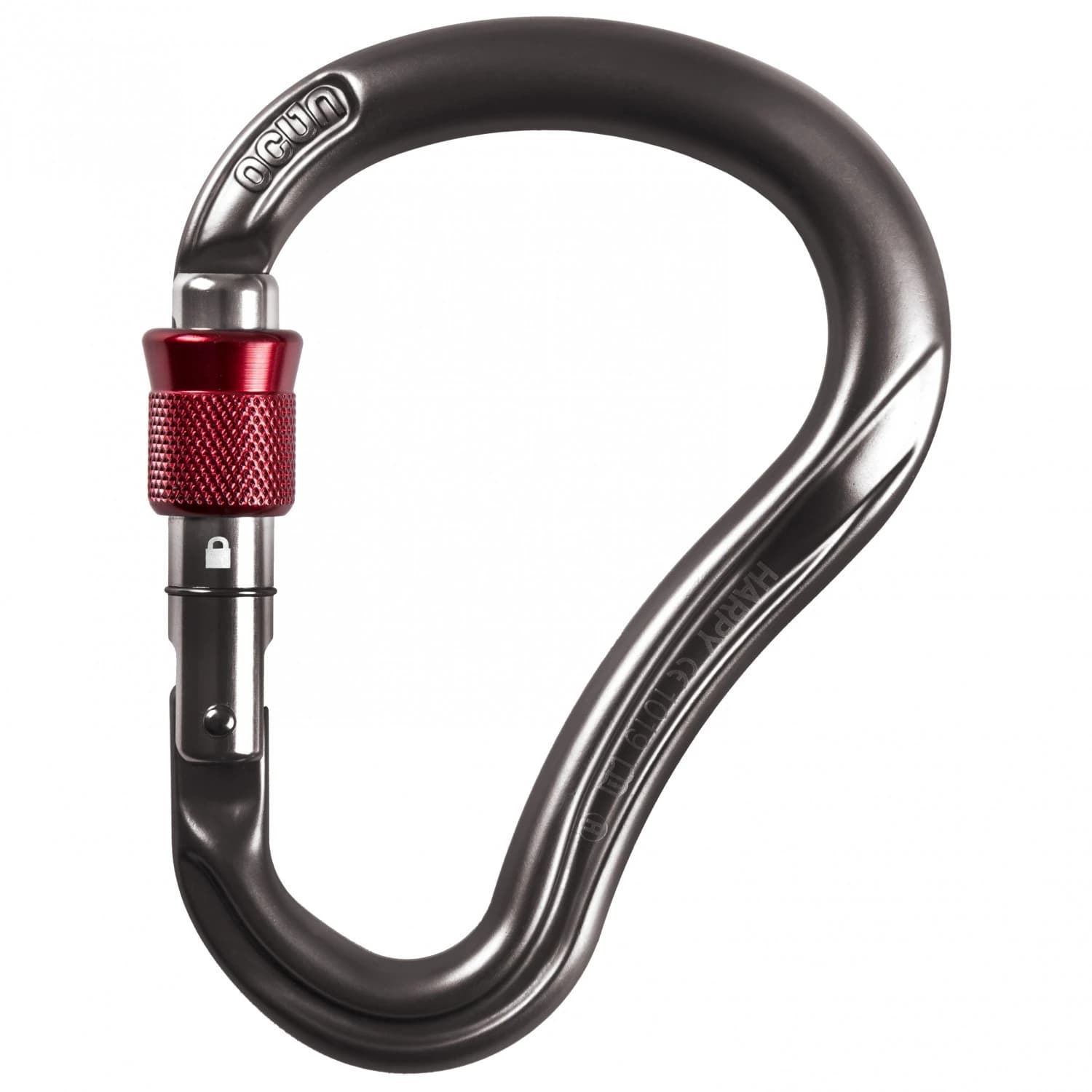 HMS карабинер Ocun Harpy HMS Screw HMS carabiner - Anthracite / Red
