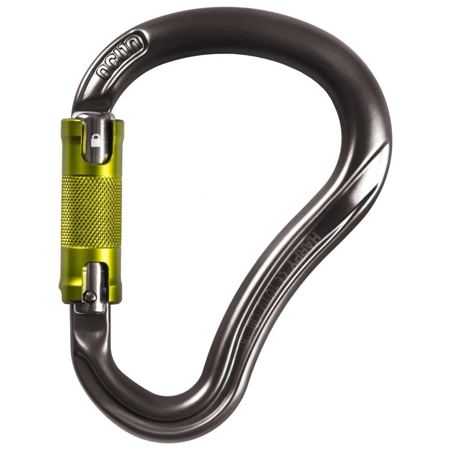 HMS карабинер Ocun Harpy HMS Twist HMS carabiner - Anthracite / Green