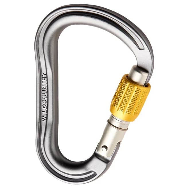 HMS карабинер Wild Country Xenon HMS HMS carabiner - Grey / Yellow