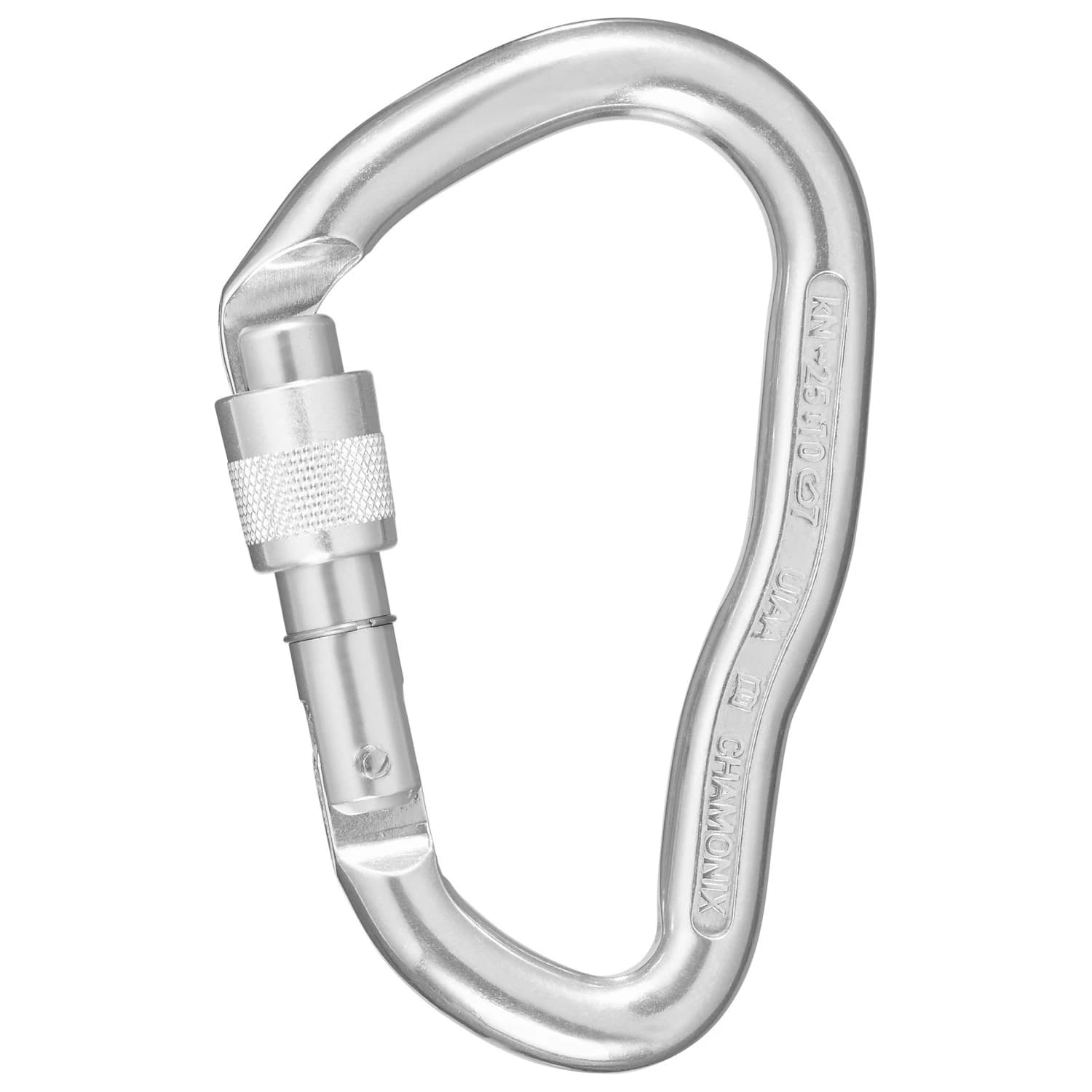 HMS карабинер Simond Carabiner Goliath Screw HMS carabiner - Grey