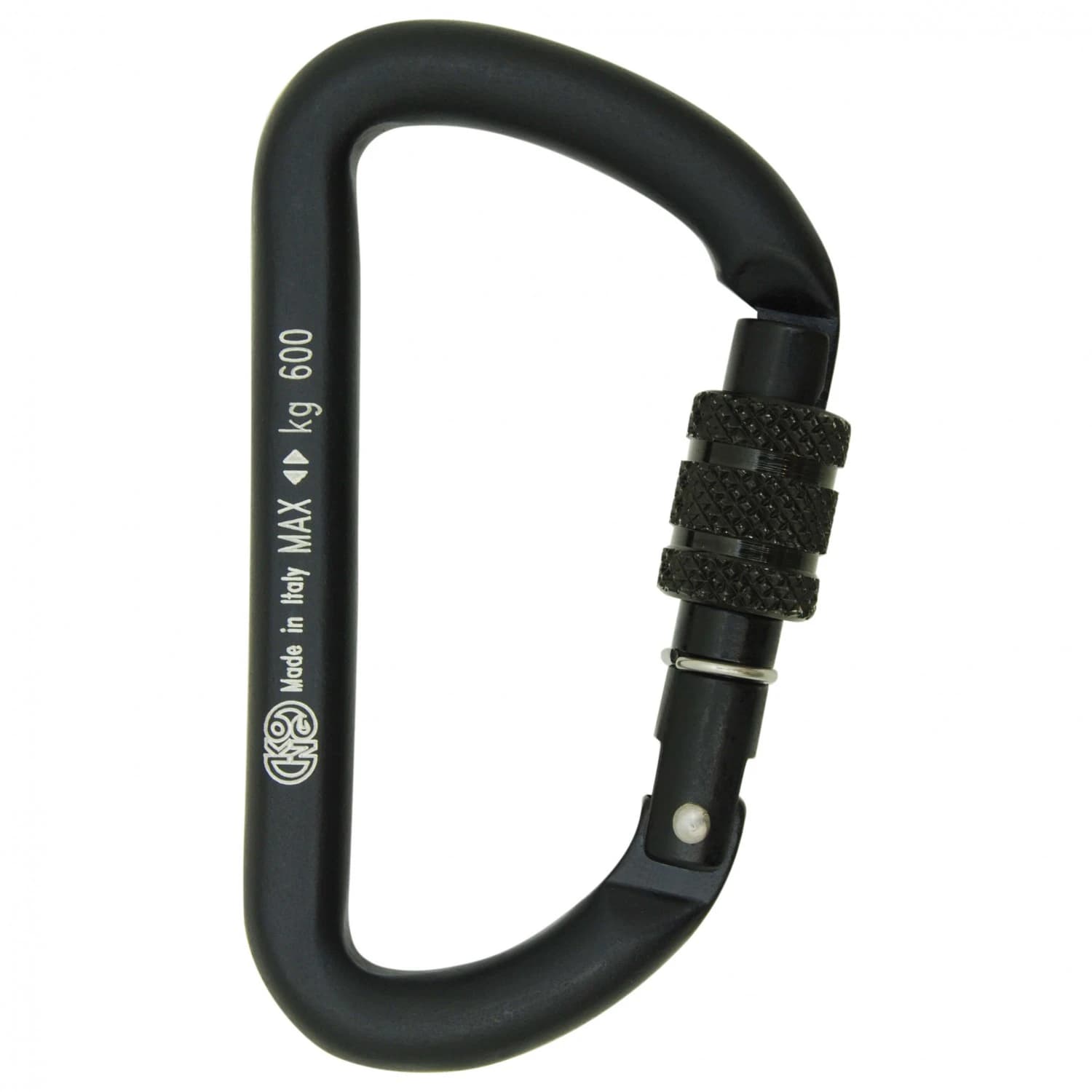 Карабинер за екипировка Kong Mini D Screw Sleeve Gear carabiner - Black