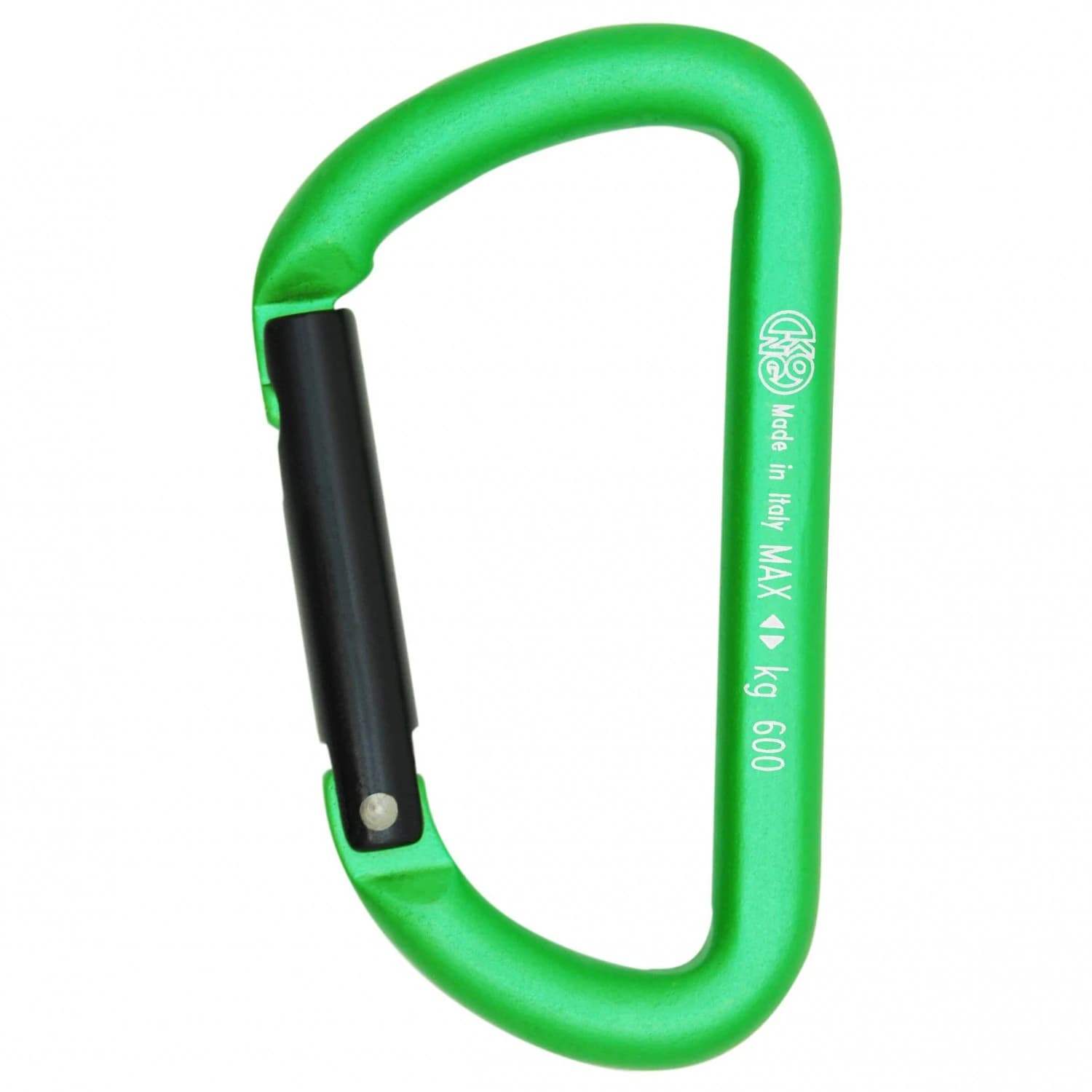 Карабинер за екипировка Kong Mini D Gear carabiner - Green / Black