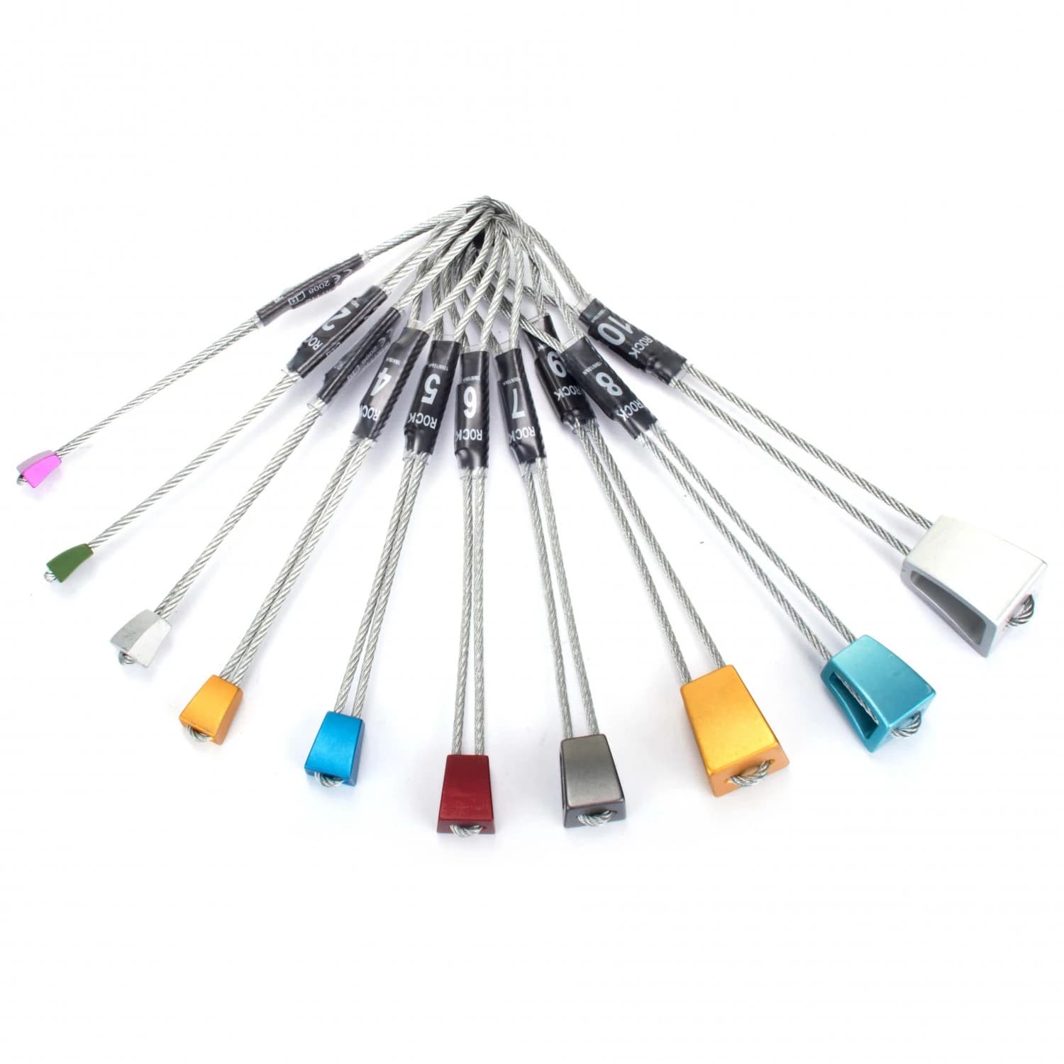 Комплект Wild country Rocks On Wire Set 1-10 Nut - Violet