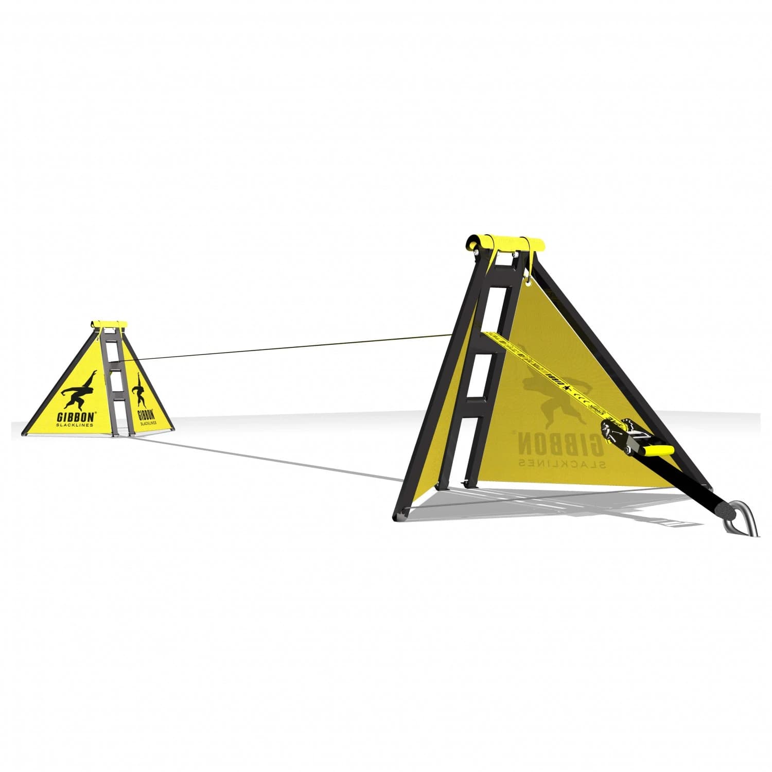 Slackline комплект Gibbon slacklines Independence Kit Classic Slacklining - Yellow / Black