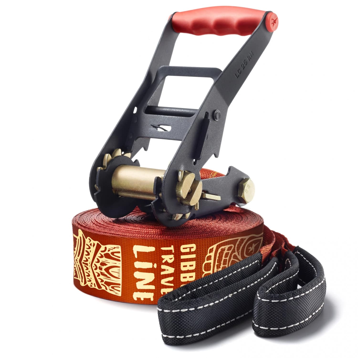 Slackline комплект Gibbon slacklines Travelline Treewear Set - Brown